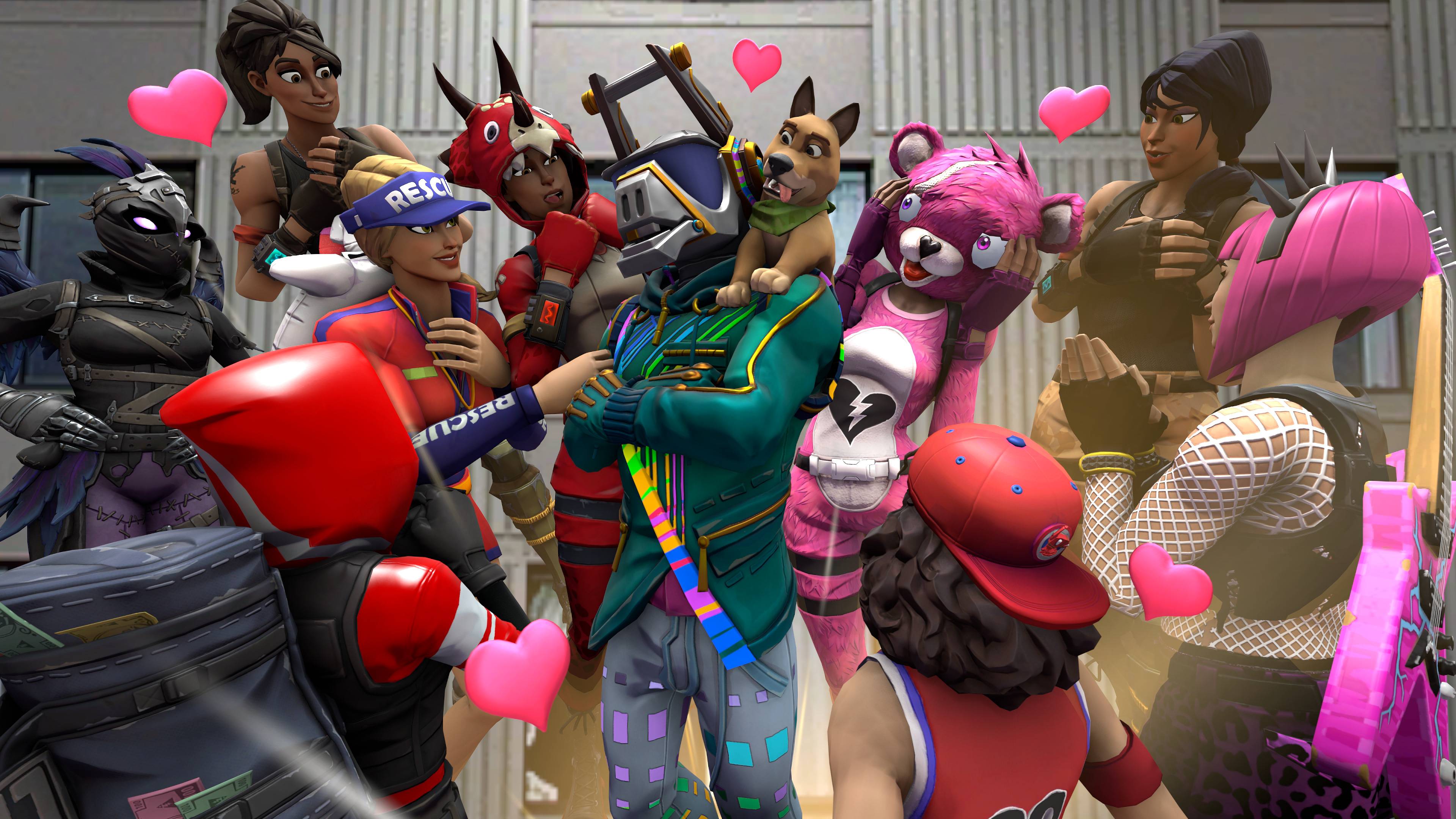 Personaggio femminile Fortnite occhiali, 1080x1920 Full HD Verticale, iPhone
