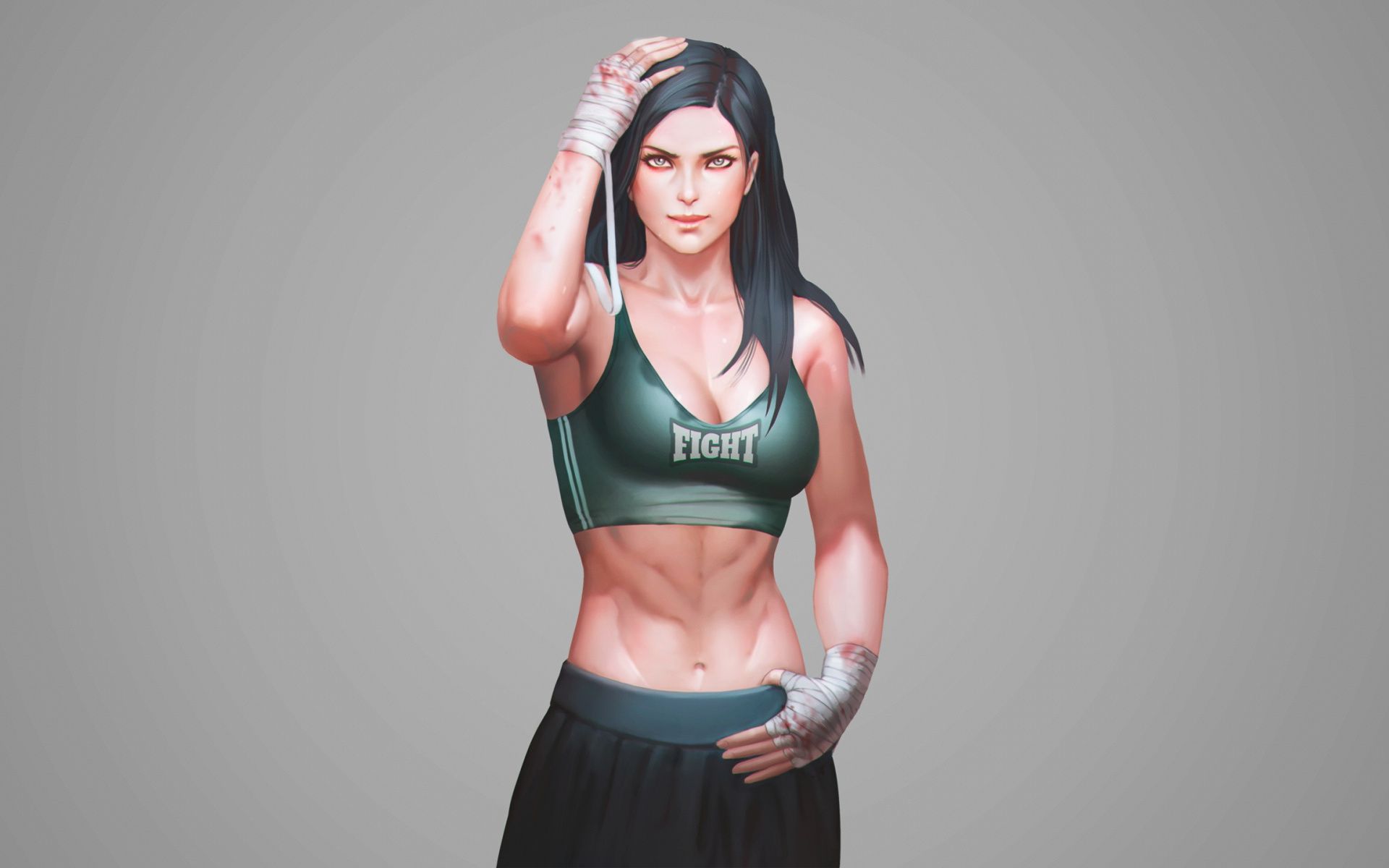 Personaggio Fortnite capelli rosa, 1920x1080 Full HD 1080p, Laptop