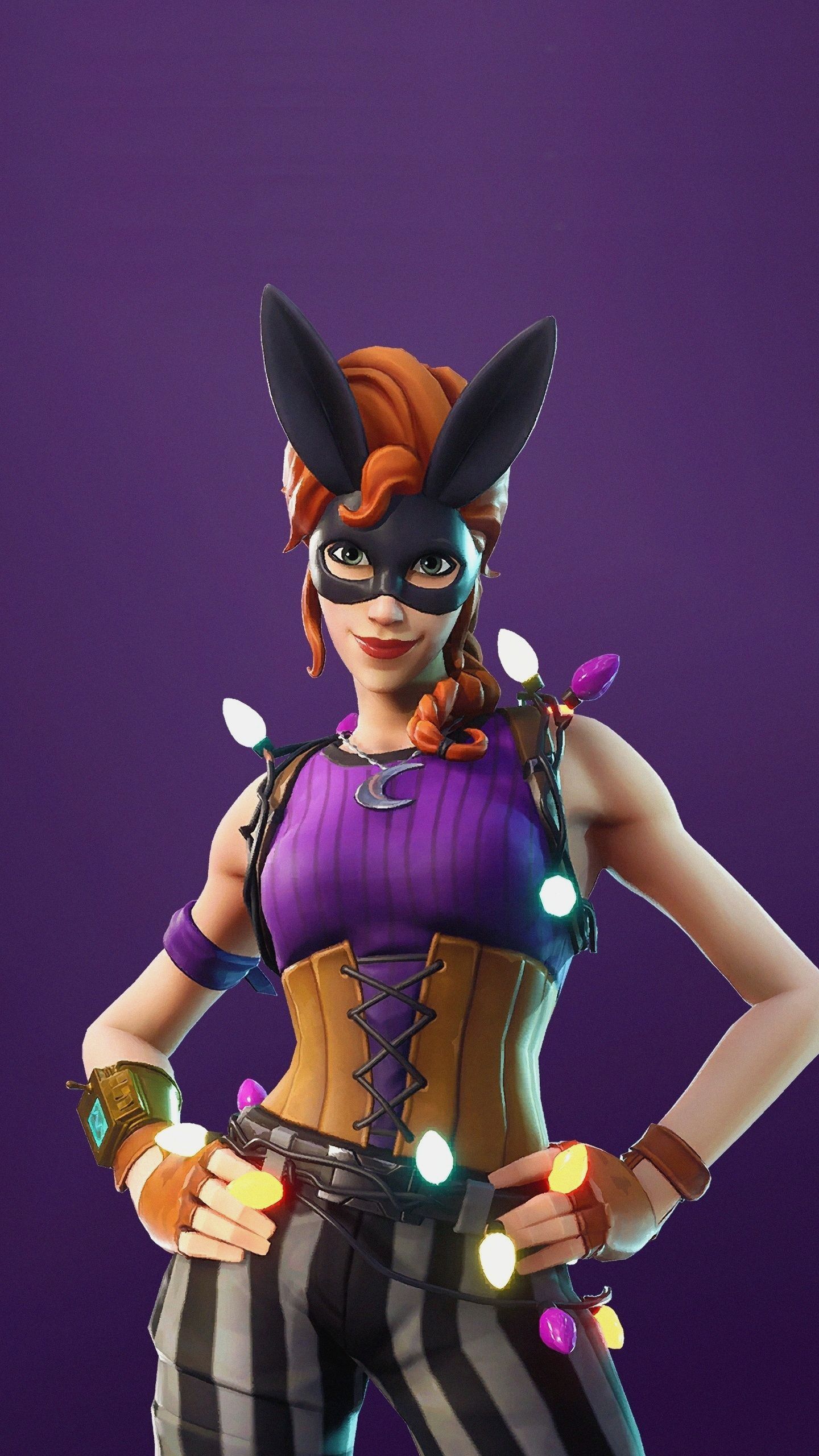 Personaggio femminile Fortnite capelli viola, 1920x1080 Full HD, Desktop