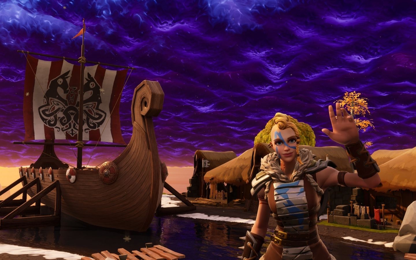 Personaggio femminile Fortnite viola, 1440x2560 Full HD Verticale, Smartphone