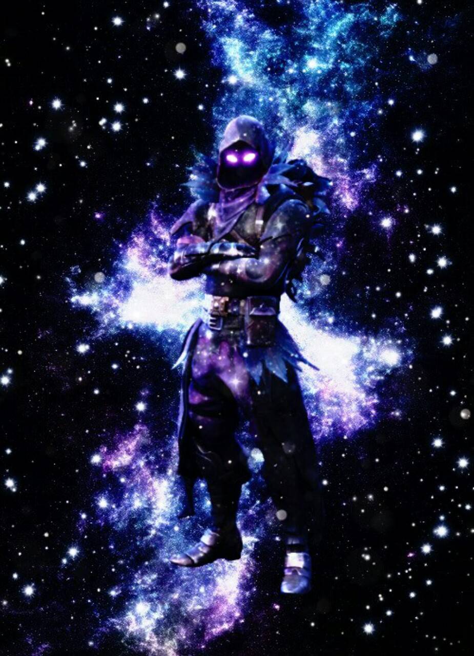 Raven Fortnite skin galassia, 925x1280 Full HD Verticale, Smartphone