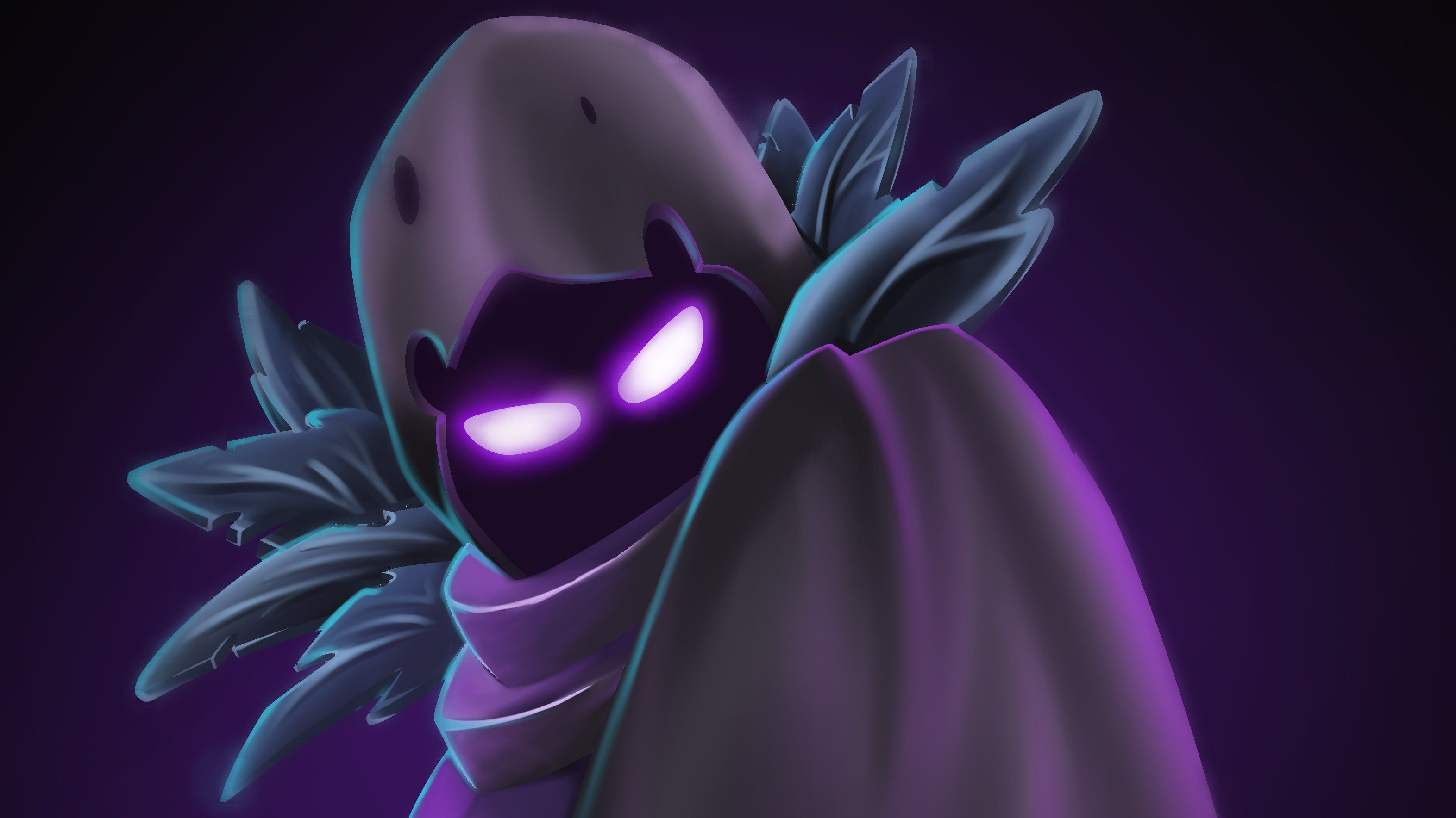Raven Fortnite personaggio viola, 3144x1768 2K, Monitor Gaming