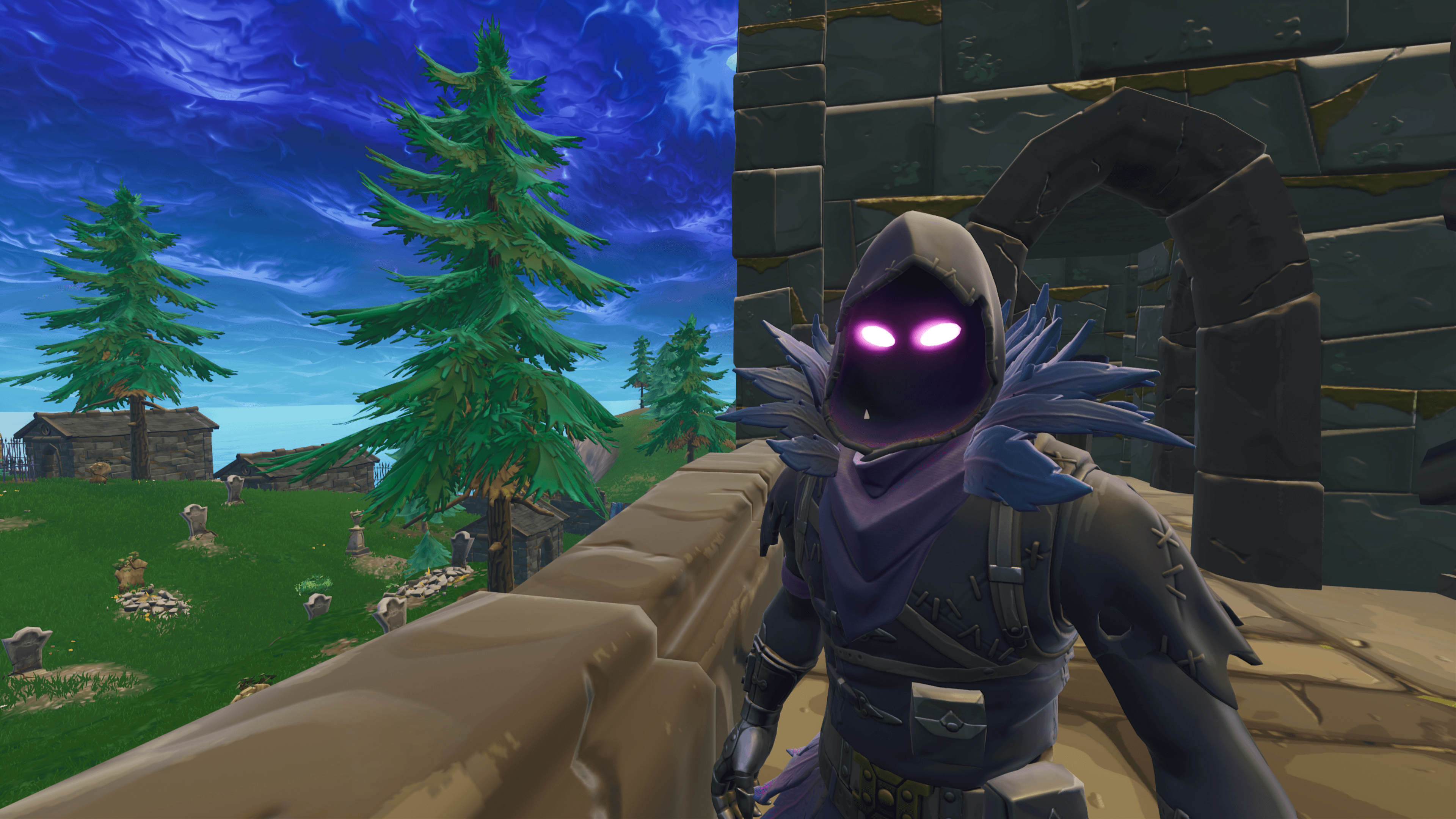 Raven skin Fortnite, 3840x2160 4K Ultra HD, Monitor 4K