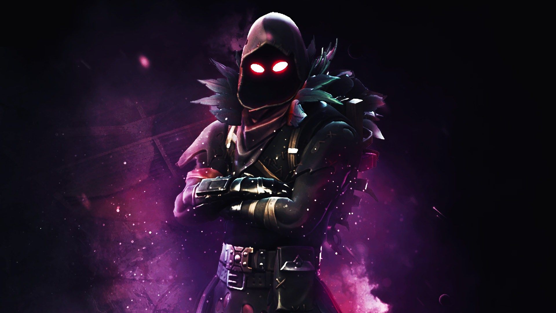 Raven Fortnite personaggio incappucciato, 1920x1080 1080p, PC