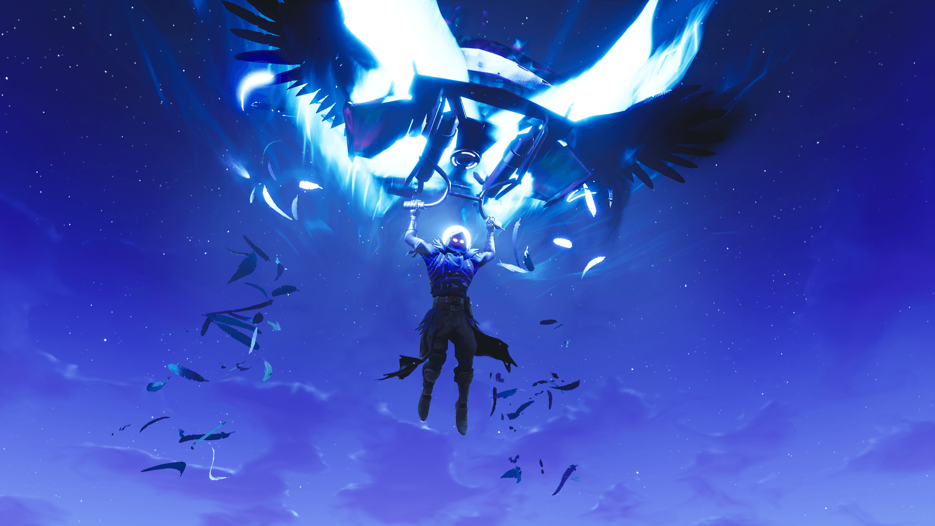 Raven Fortnite skin blu, 1920x1080 Full HD 1080p, Desktop