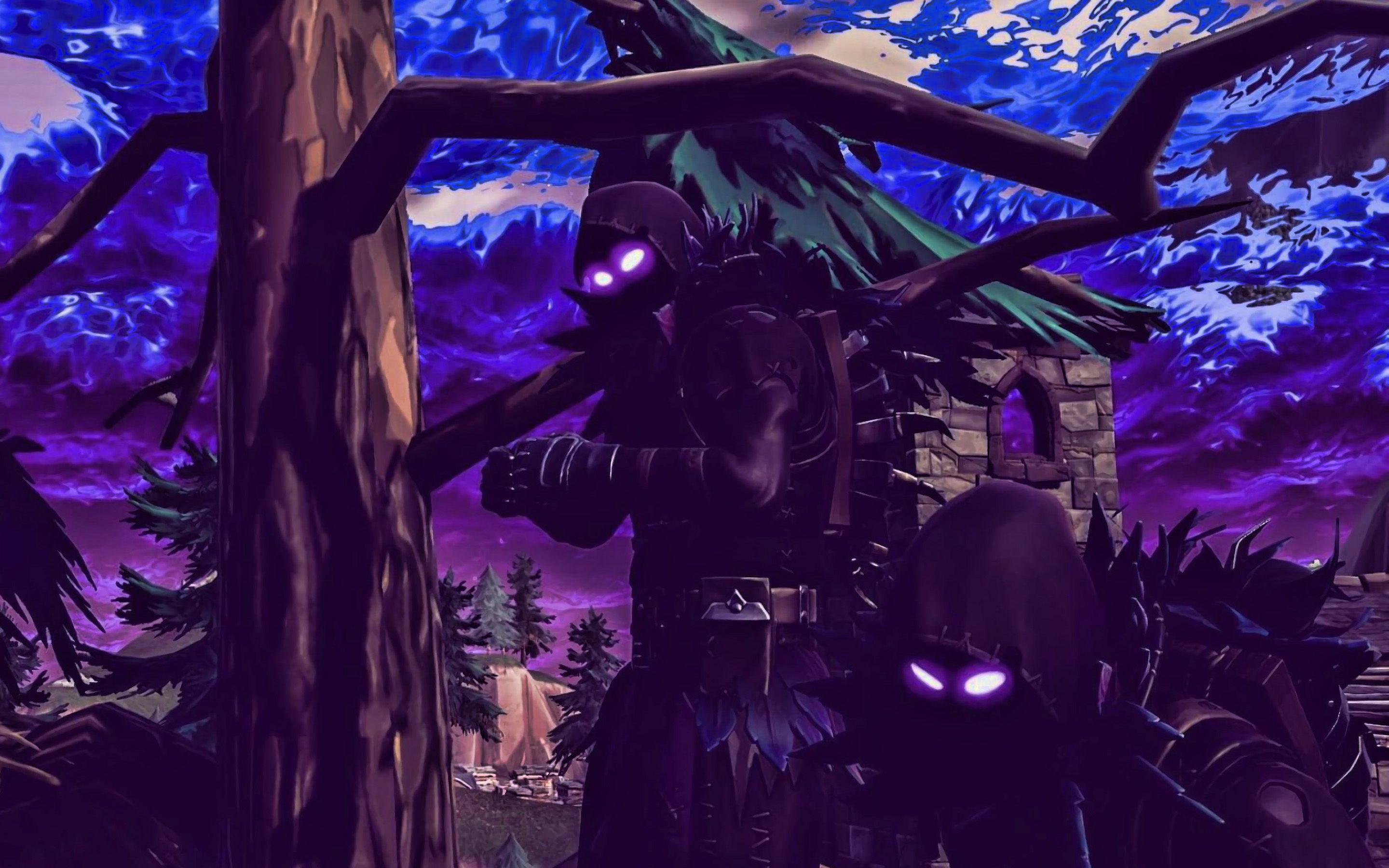 Raven Fortnite personaggio notturno, 2880x1800 2K+, Laptop