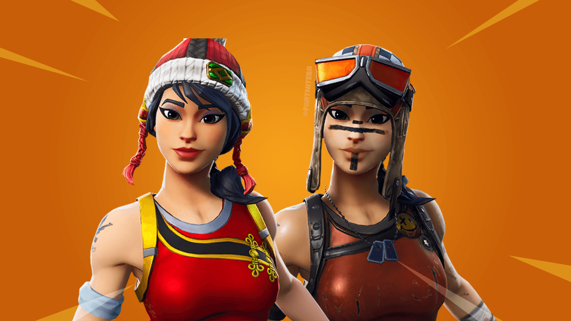 Renegade Raider e Whiteout Fortnite, 1920x1080 1080p, PC