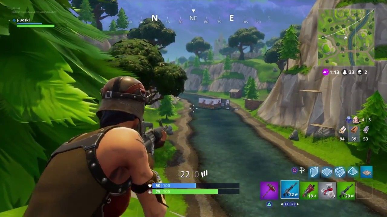 Renegade Raider Fortnite gameplay, 1280x720 720p, PC