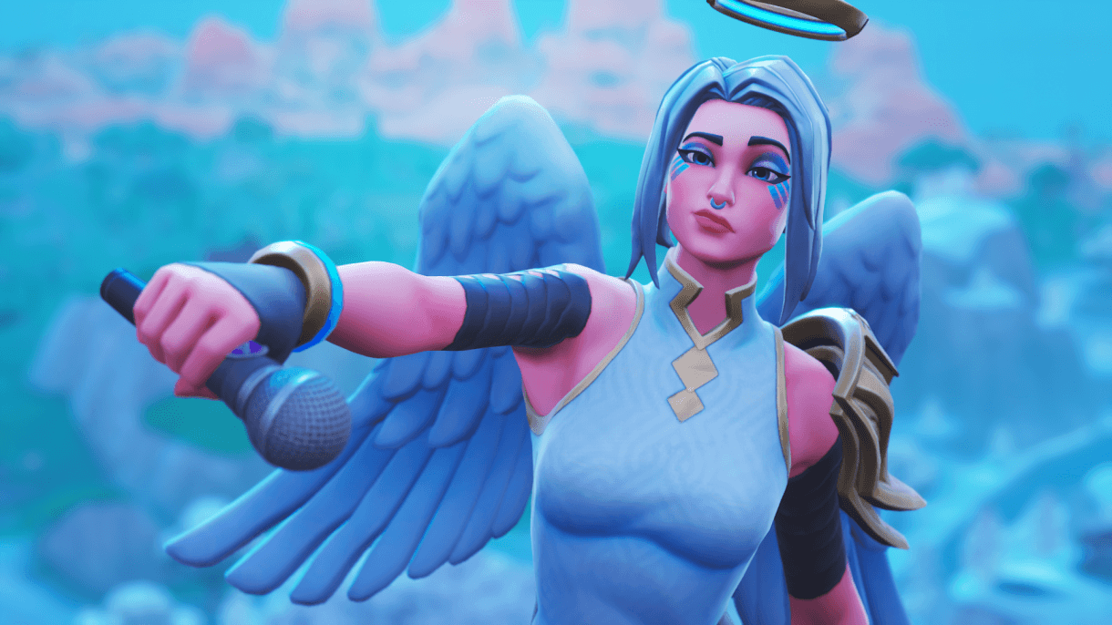 Personaggio Fortnite balestra rosa, 1300x650 HD, Desktop