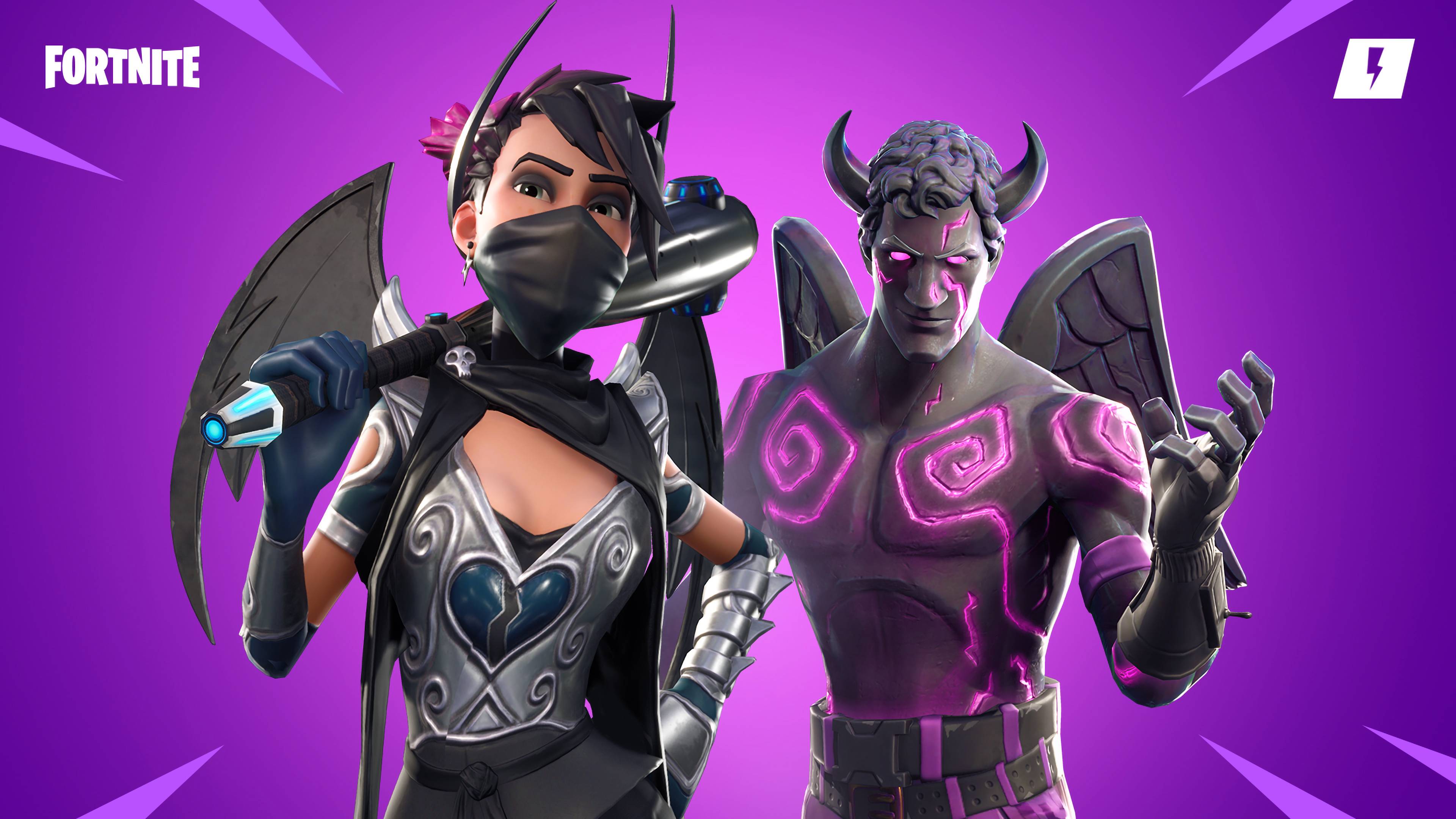 Fortnite personaggi San Valentino rosa, 1920x1080 Full HD, Desktop
