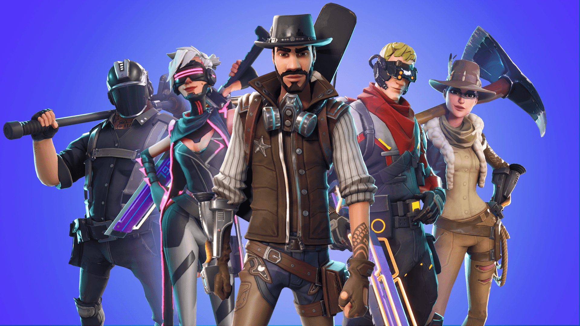 Fortnite Save the World personaggi, 1920x1080 Full HD, PC