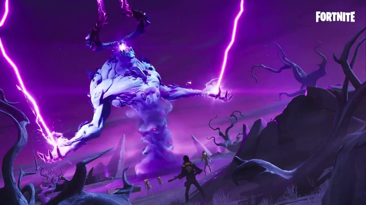 Fortnite tempesta viola mostro, 1280x720 720p, iMac