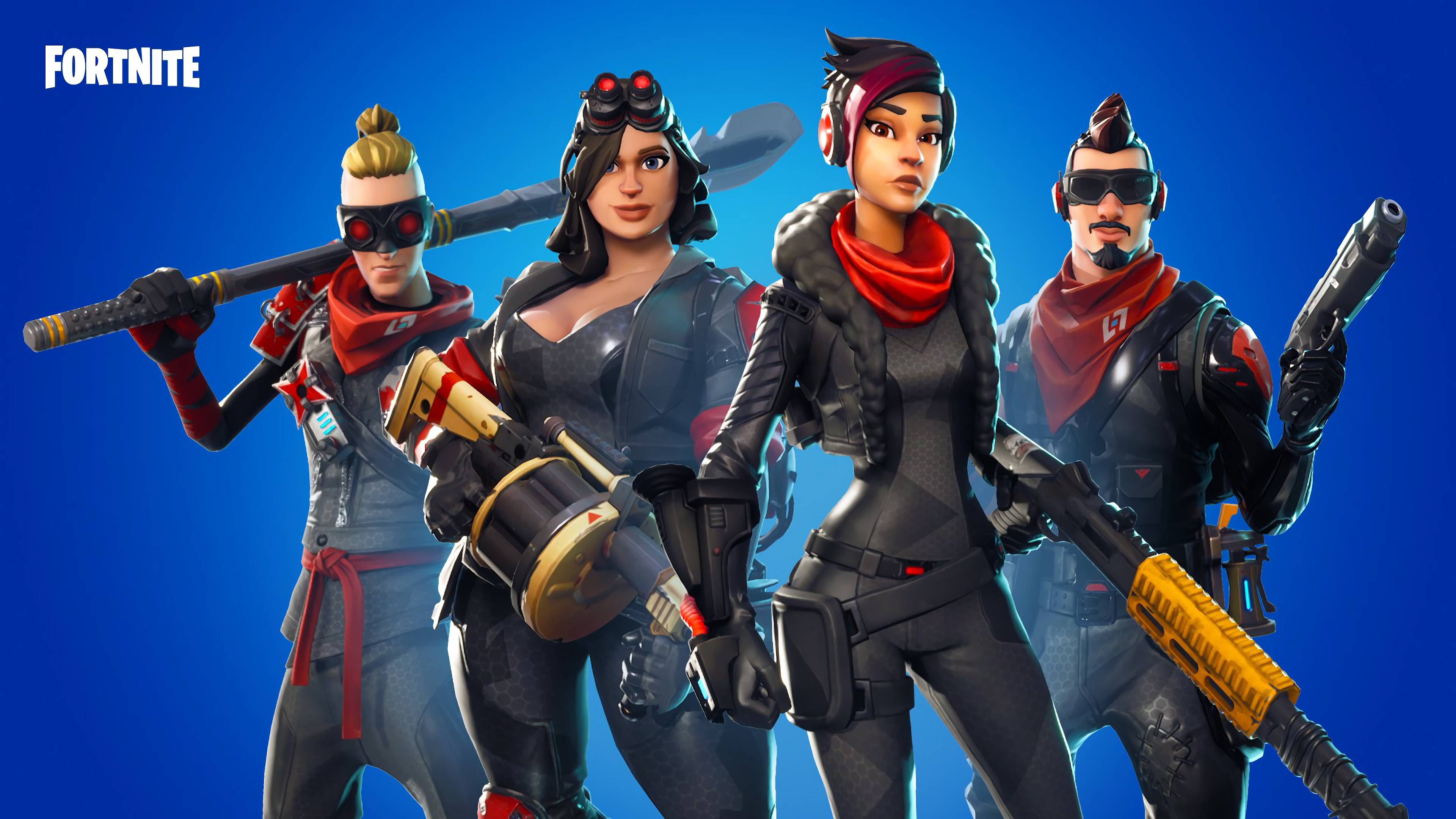 Personaggi Fortnite Save the World, 3840x2160 4K Ultra HD, Monitor 4K