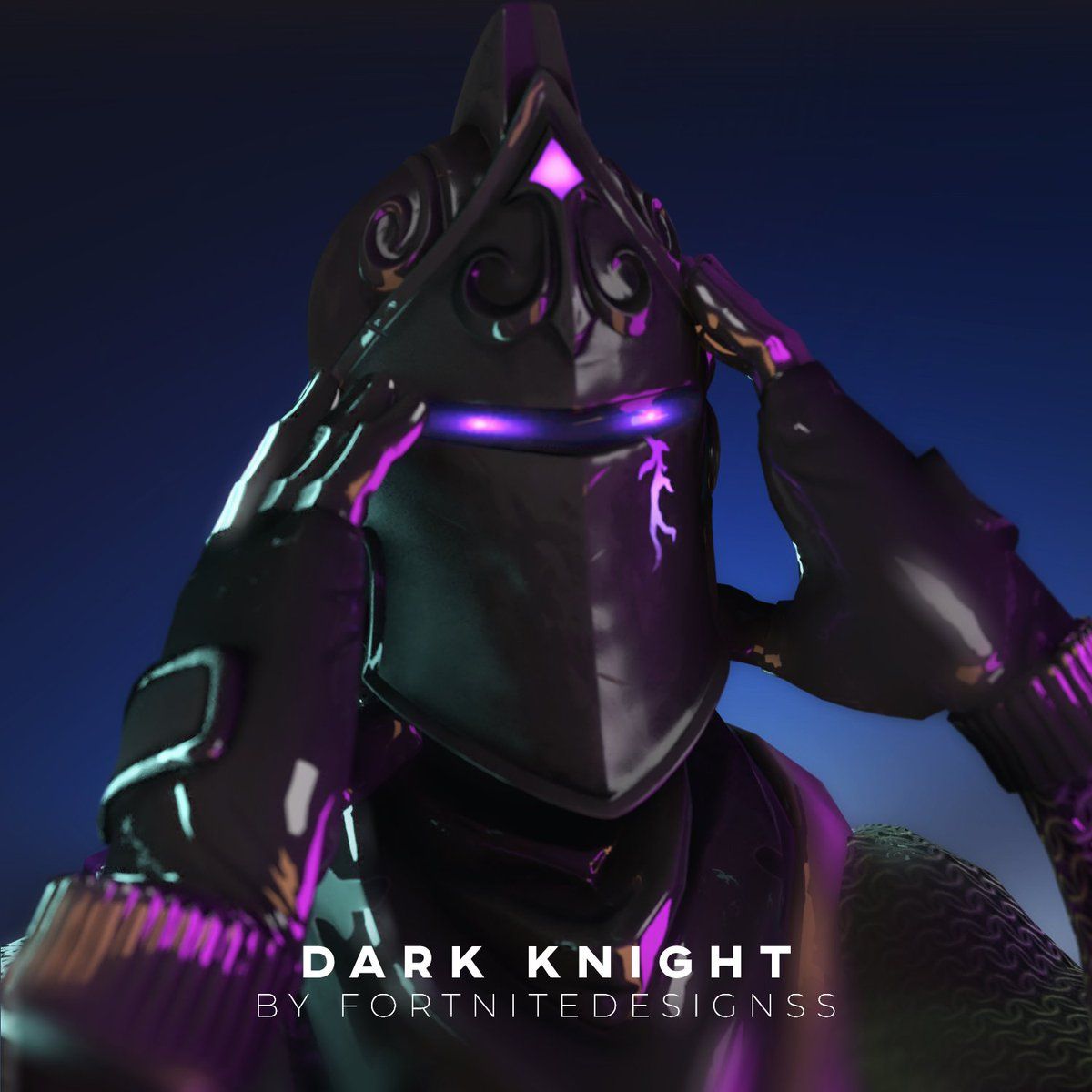 Dark Knight Fortnite skin viola, 1200x1200 HD, HP Laptop