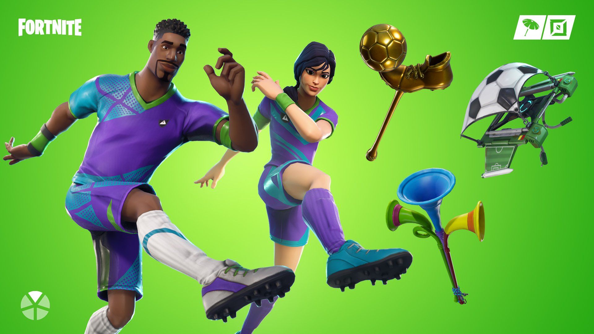 Fortnite skin calcio personaggi, 1920x1080 Full HD, PC