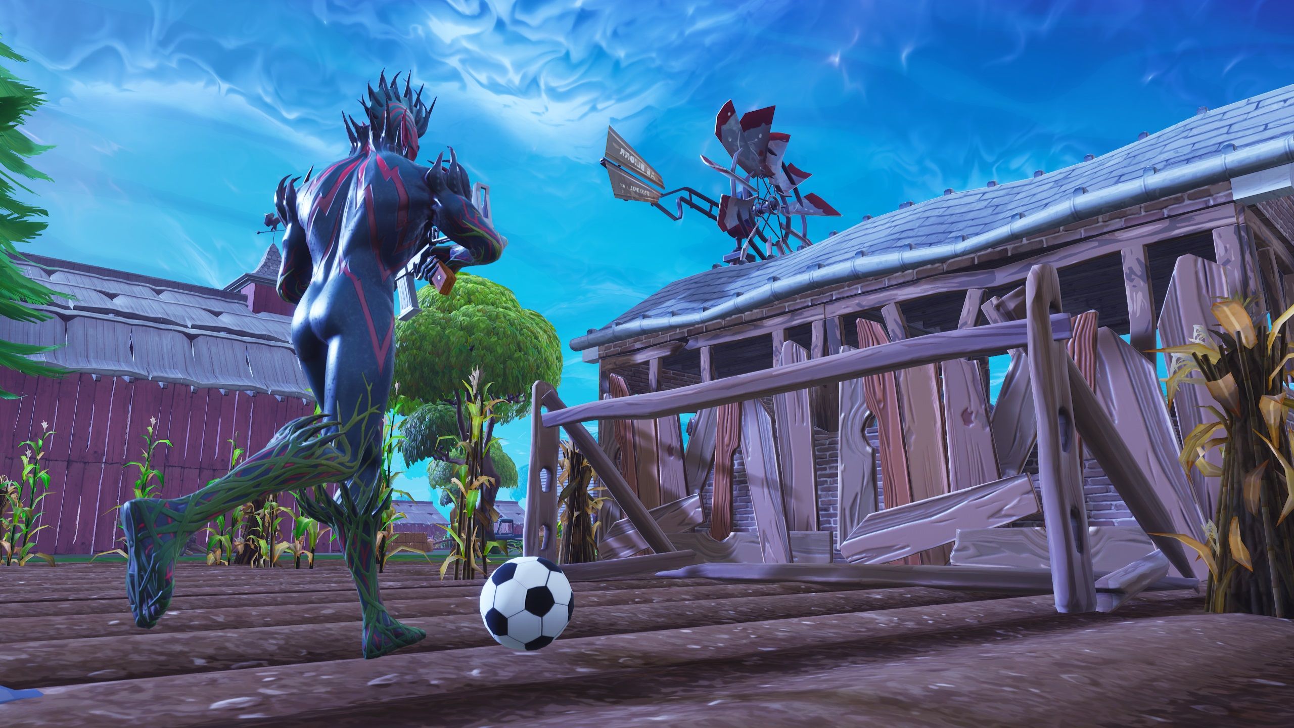 Deltaplano calcio Fortnite, 1600x900 HD Ready, PC