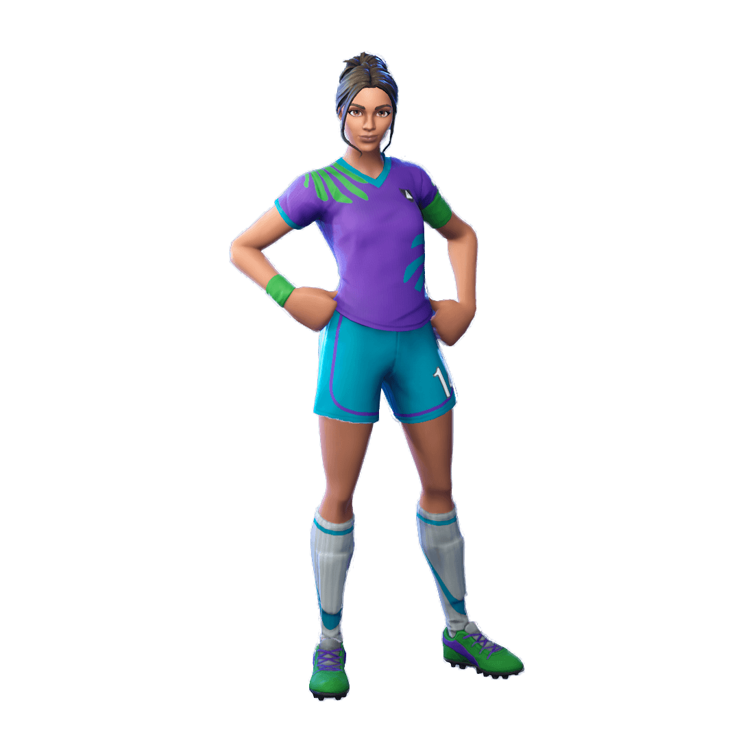 Skin calciatrice Fortnite viola, 1100x1100 HD, PC Desktop