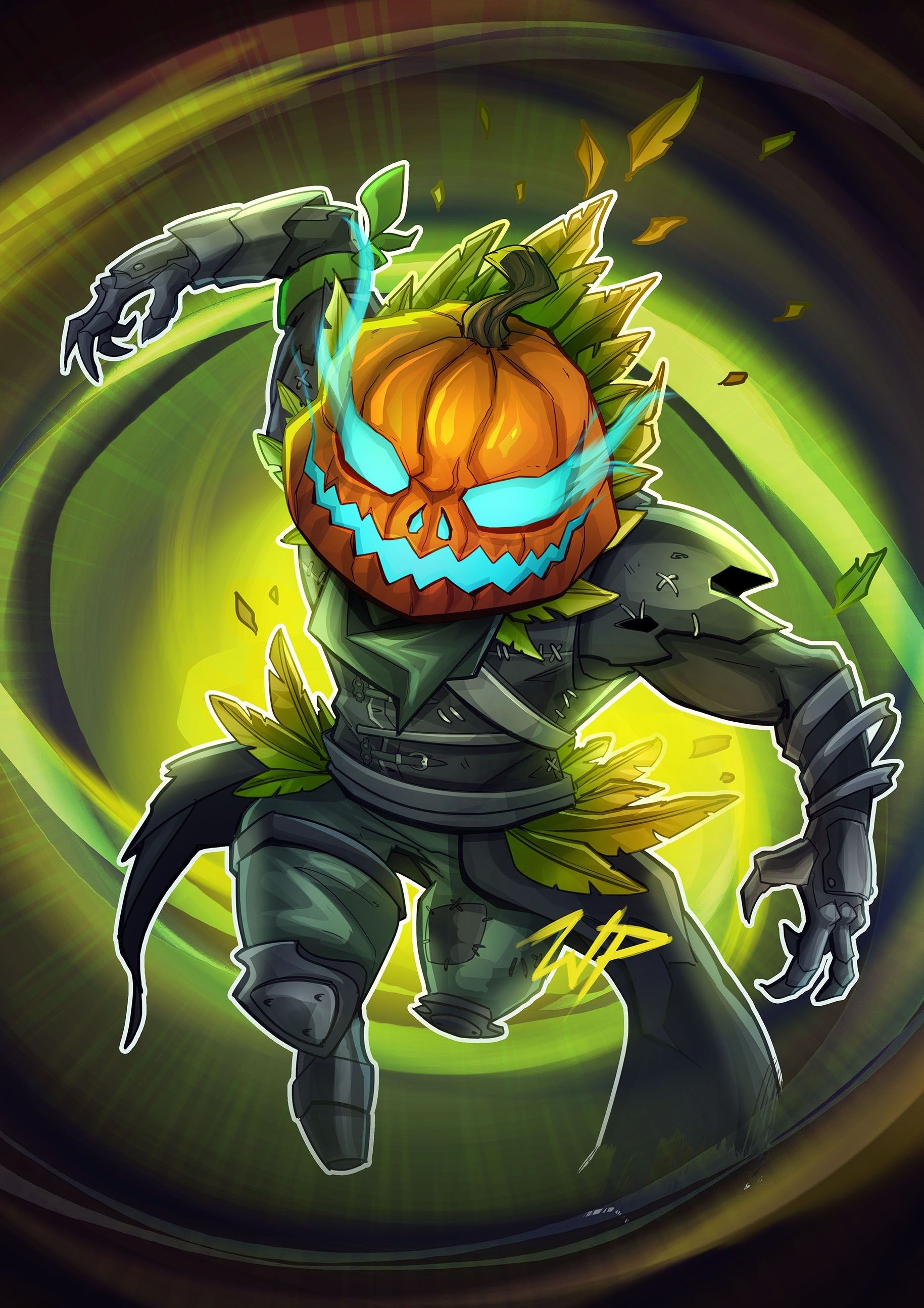 Ghoul Trooper zucca Fortnite, 1829x2588 Full HD Verticale, Smartphone