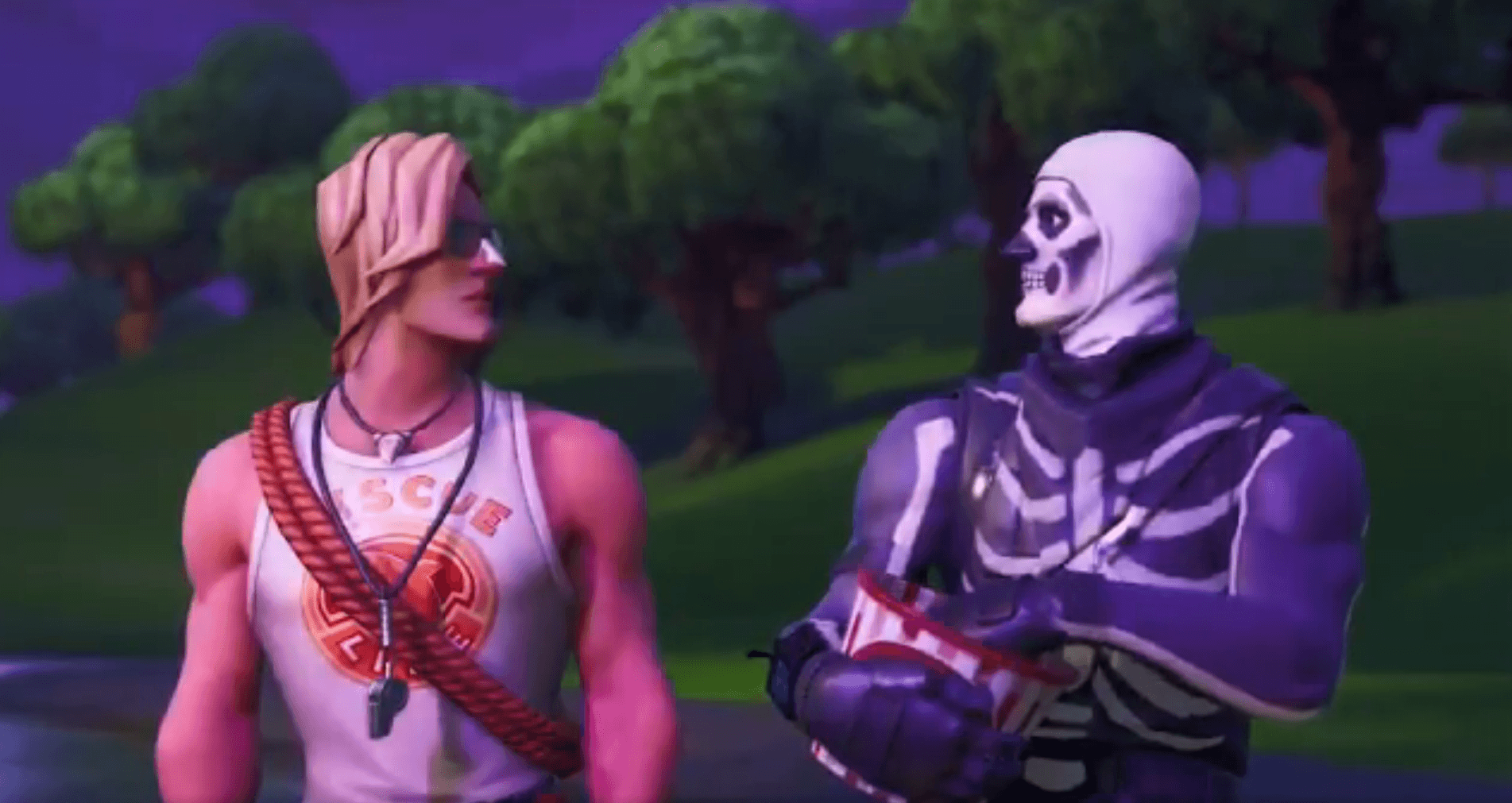 Skull Trooper Fortnite skin, 1903x1011 HD, Desktop
