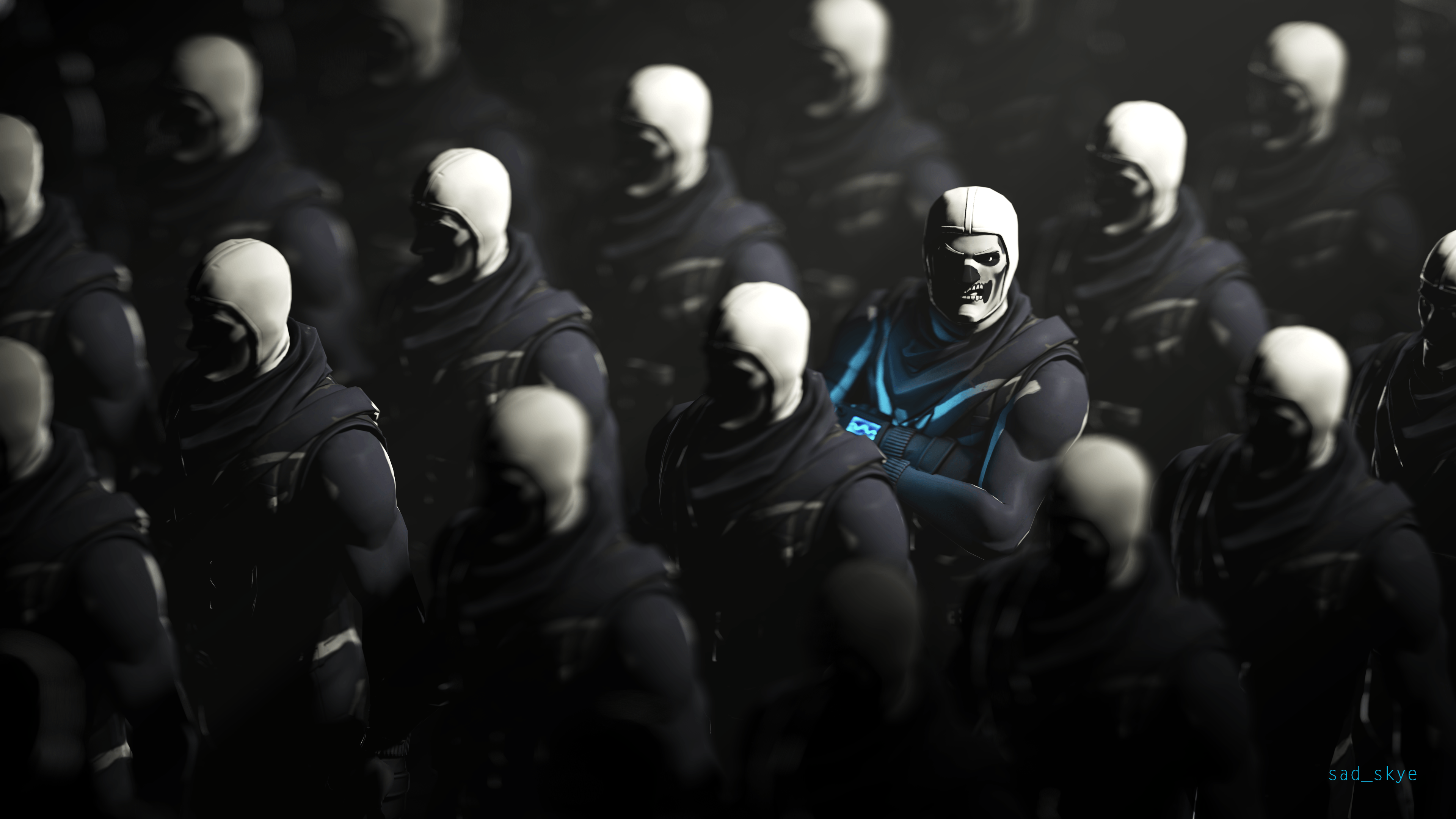 Skull Trooper Fortnite esercito, 3840x2160 Ultra HD, 4K TV