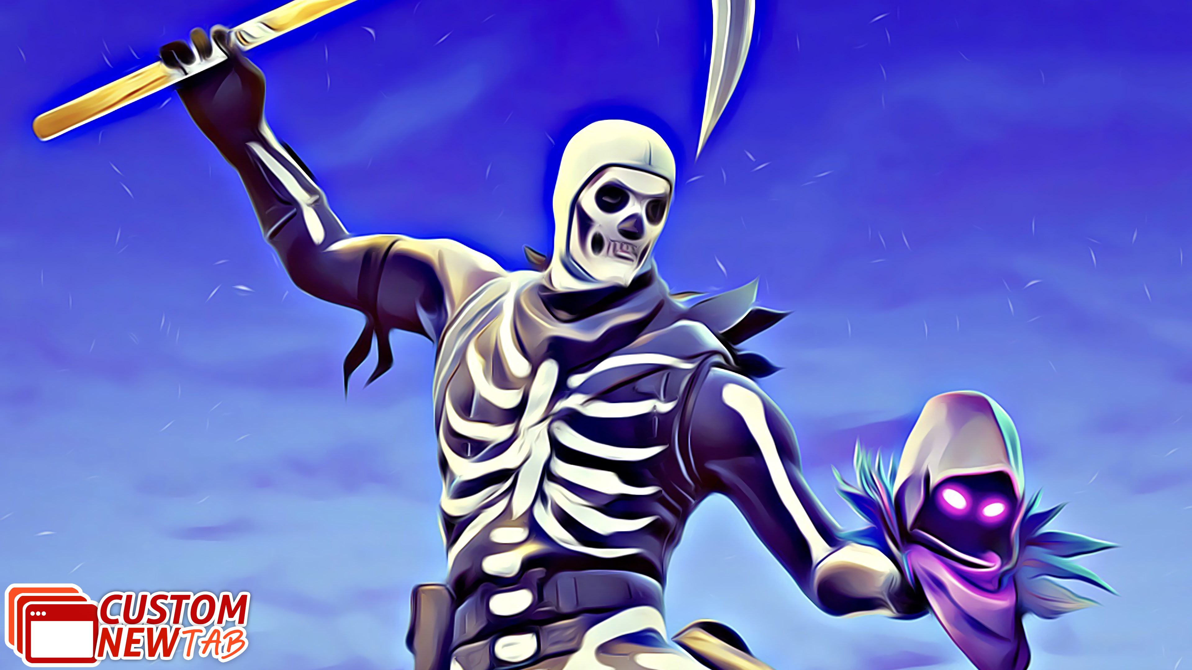 Skull Trooper Fortnite personaggi, 1600x900 HD, Desktop