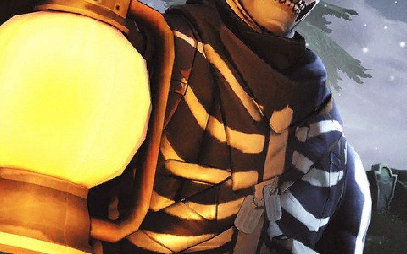 Skull Trooper Fortnite con lanterna, 1368x855 HD, ROG Asus Laptop
