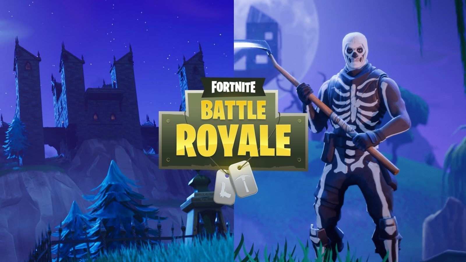 Skull Trooper Fortnite Battle Royale, 1600x900 HD, Laptop