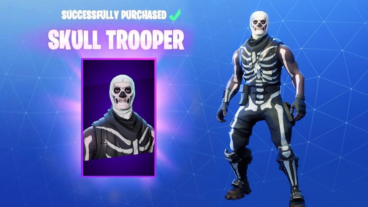 Skull Trooper Fortnite skin, 1280x720 720p, PC