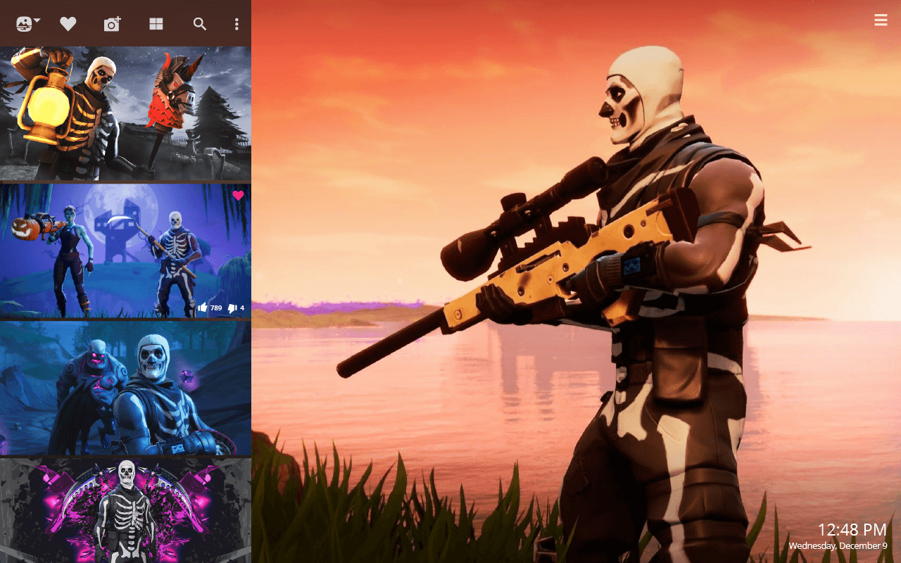Skull Trooper Fortnite scuro, 6000x3376 Ultra HD, 4K TV