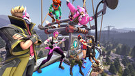 Personaggi Fortnite Battle Royale su airbus, 3840x2160 4K Ultra HD, Monitor 4K