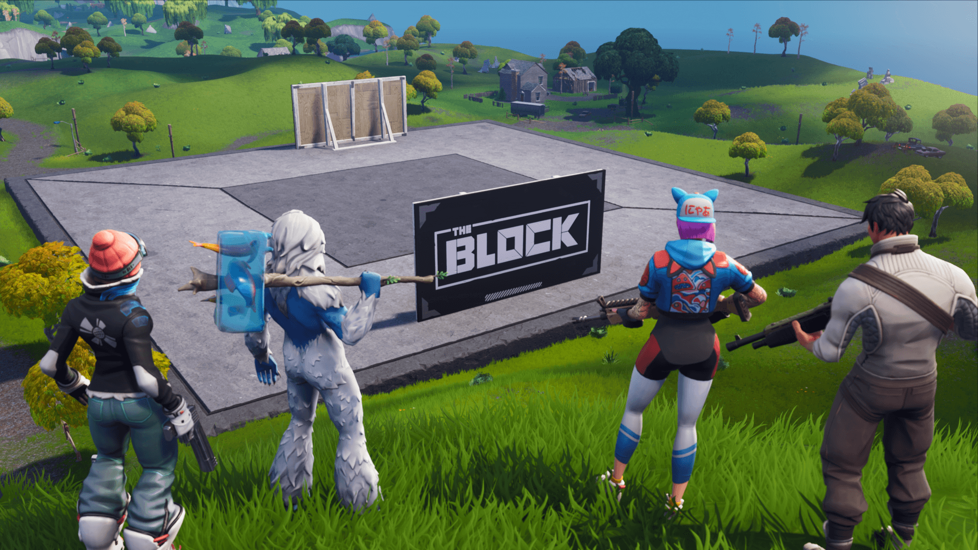Personaggio Fortnite skin colorata, 1920x1080 Full HD 1080p, PC