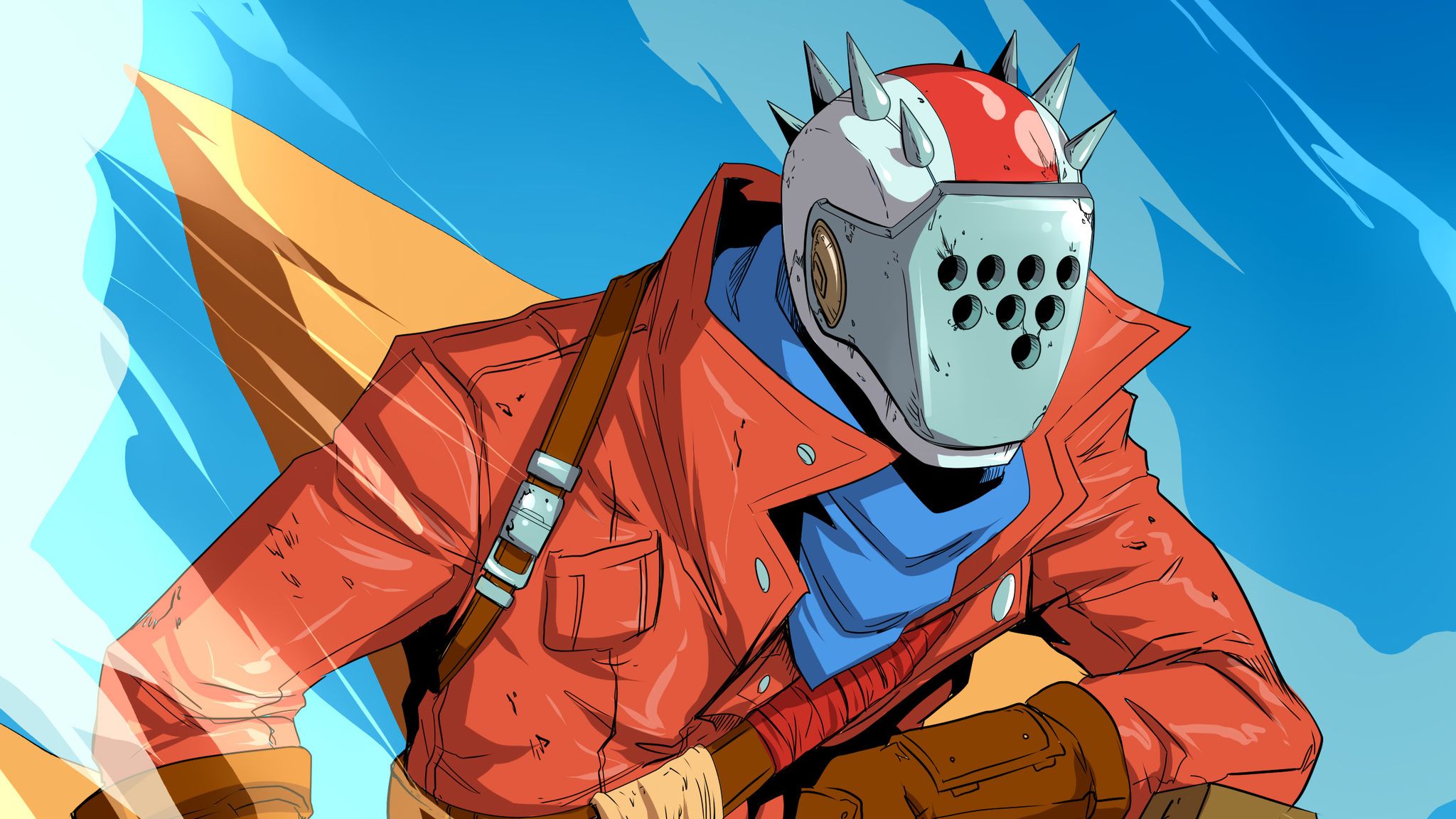 Personaggio Fortnite maschera bianca, 2048x1152 2K, PC