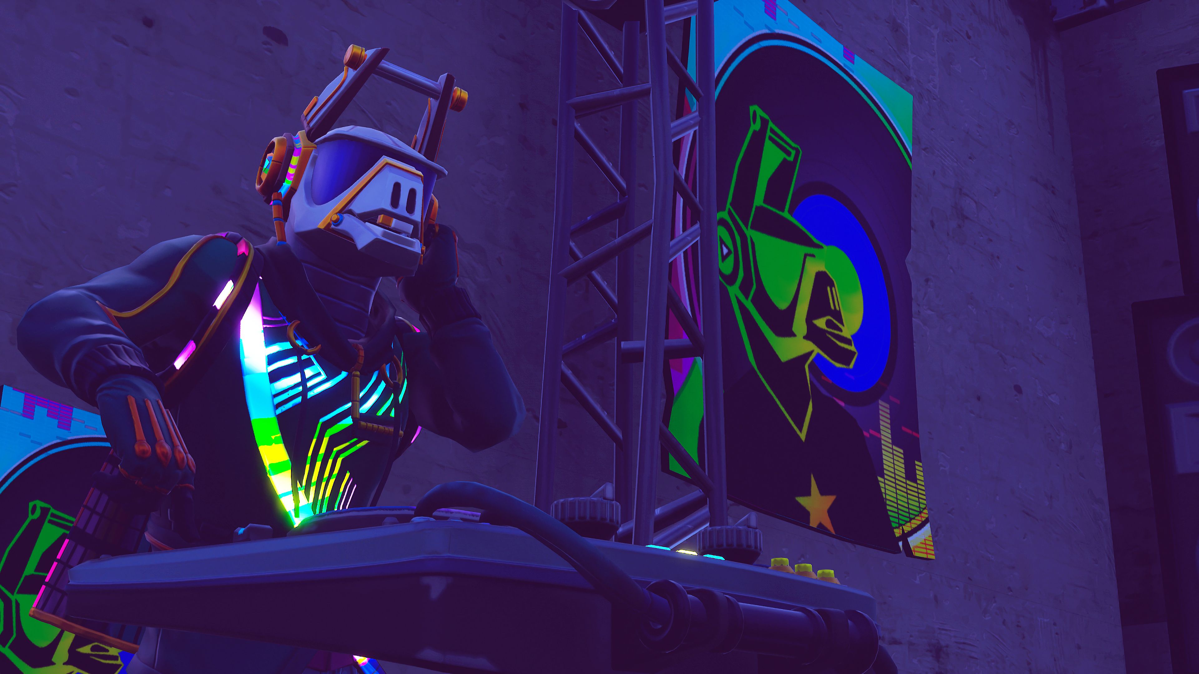 DJ Yonder Fortnite personaggio, 3840x2160 4K Ultra HD, Monitor 4K