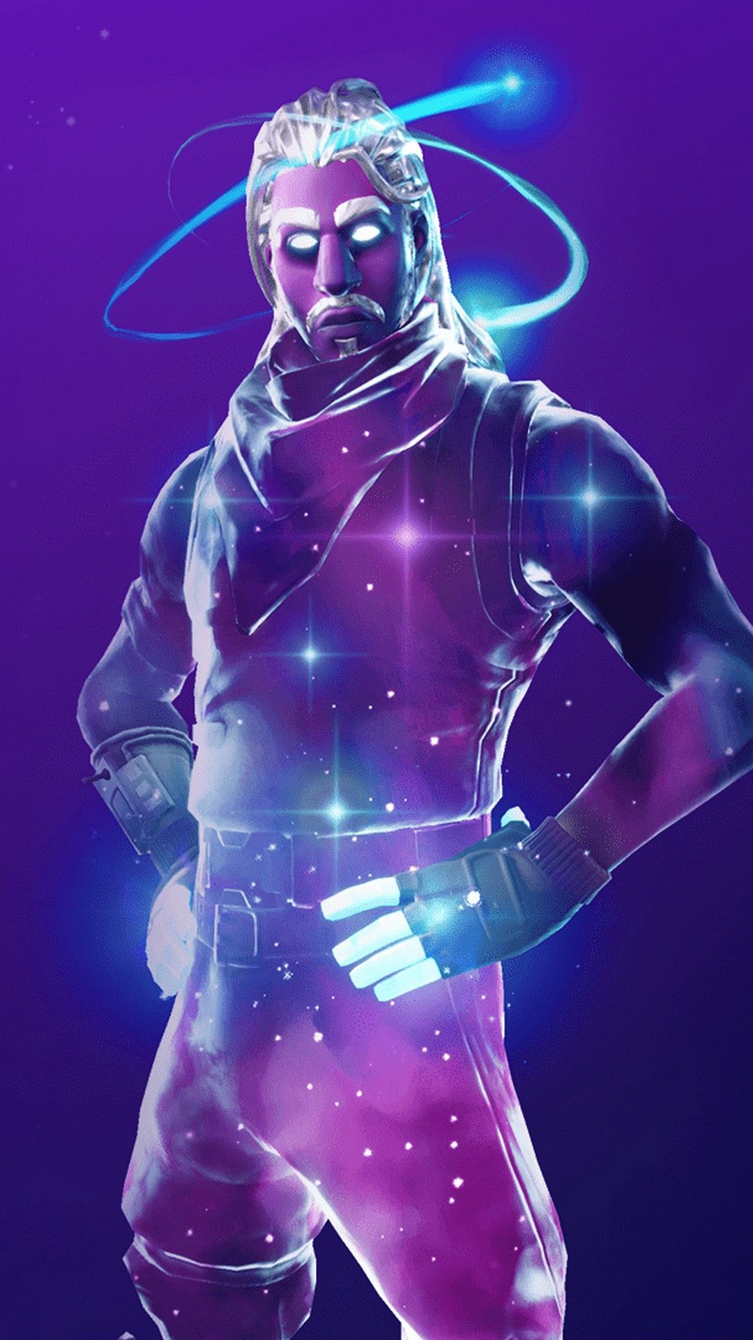 Personaggio Galaxy Fortnite, Epic Games, 1080x1920 Full HD Verticale, iPhone Pro