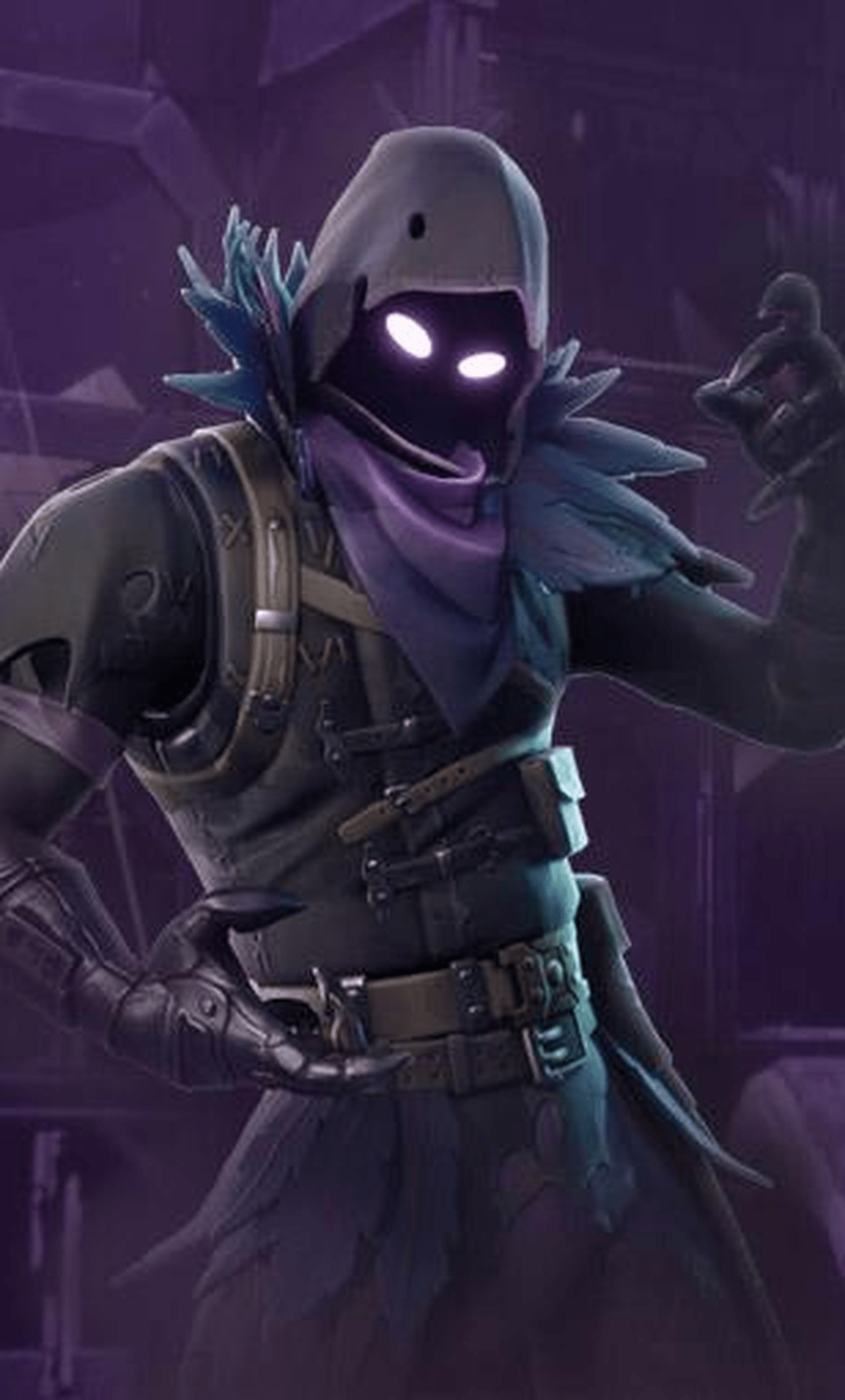 Fortnite Raven personaggio, 1280x2120 Verticale, iPhone Air