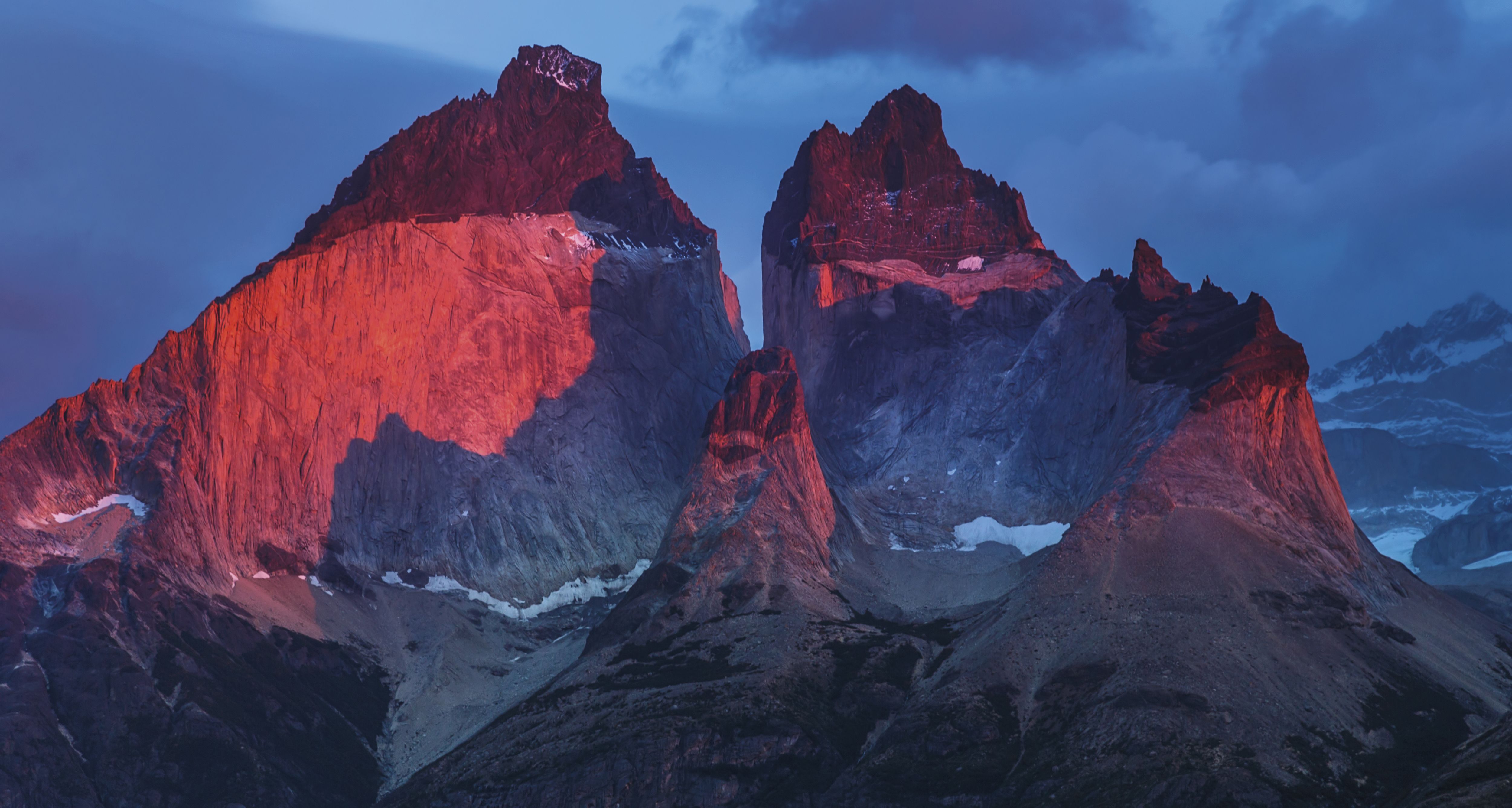 Montagne rocciose alba rossa, 5000x2672 Ultra HD, 4K TV