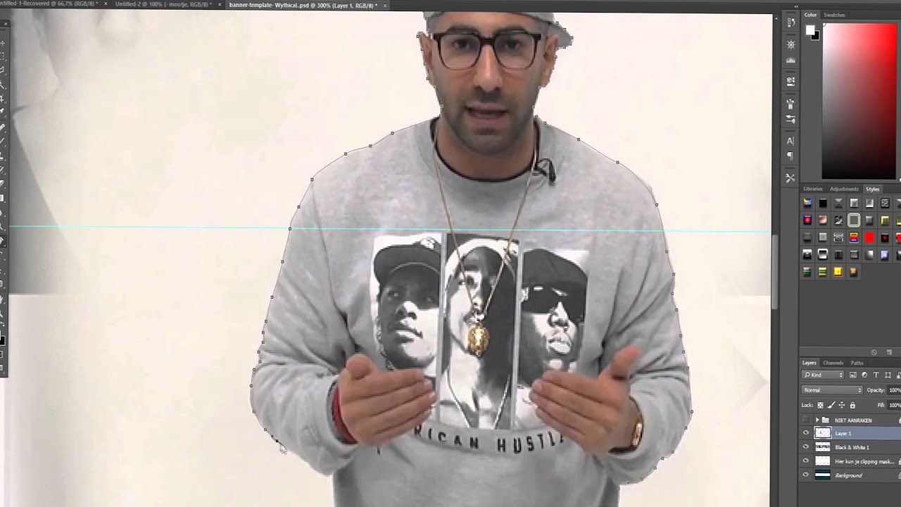 FouseyTube speedart banner Photoshop, 1920x1080 Full HD 1080p, PC
