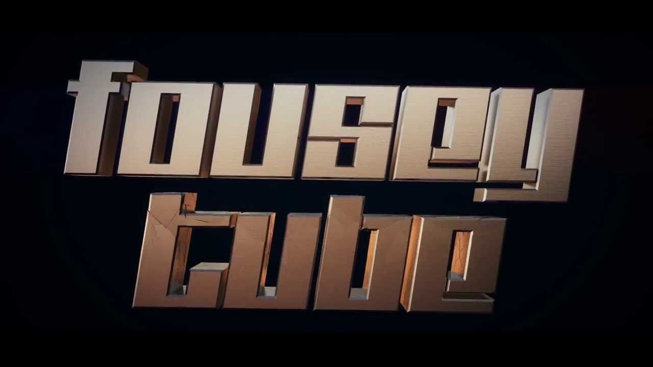 Logo FouseyTube dorato, 1280x720 HD, Desktop