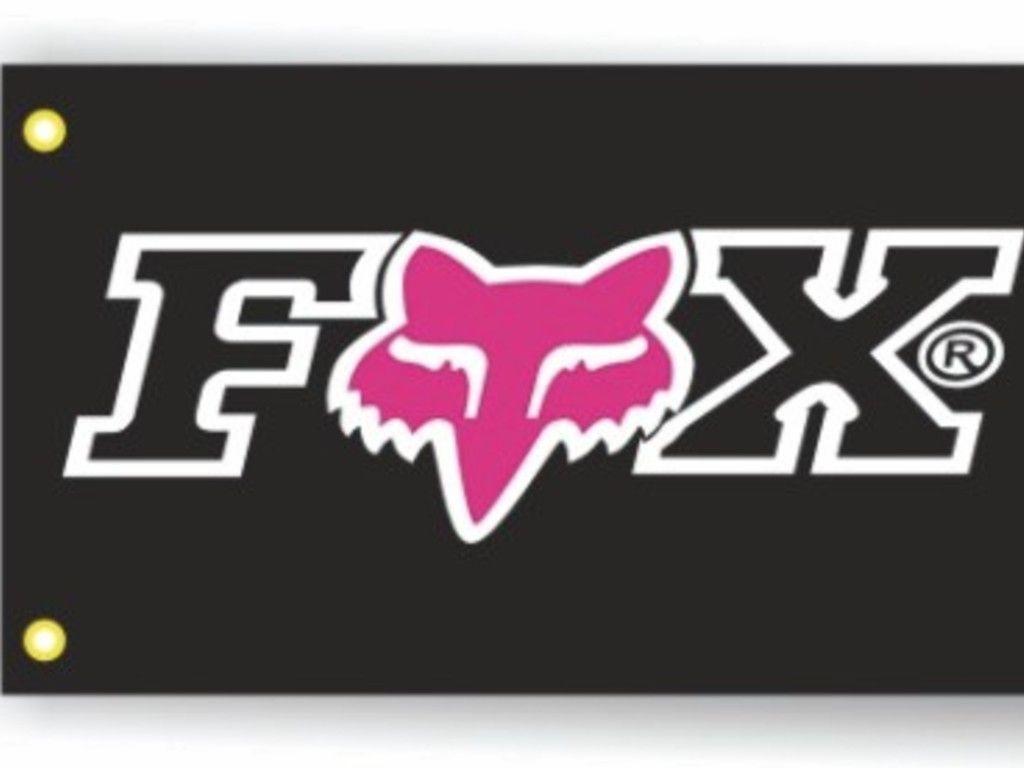 Logo Fox Racing bianco nero, 1446x662 720p, PC