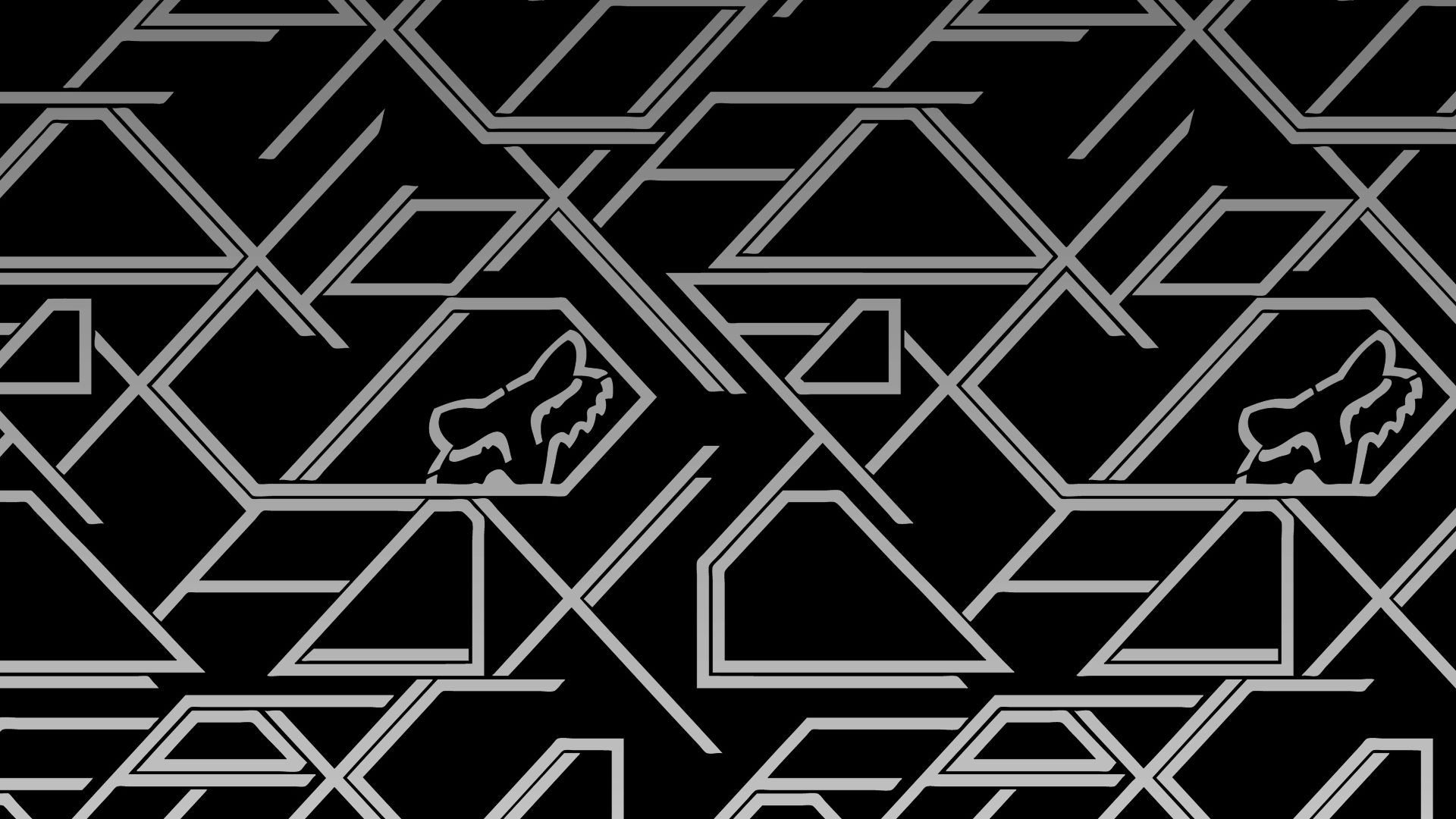 Logo Fox Racing rosa nero, 1024x768 HD, Desktop