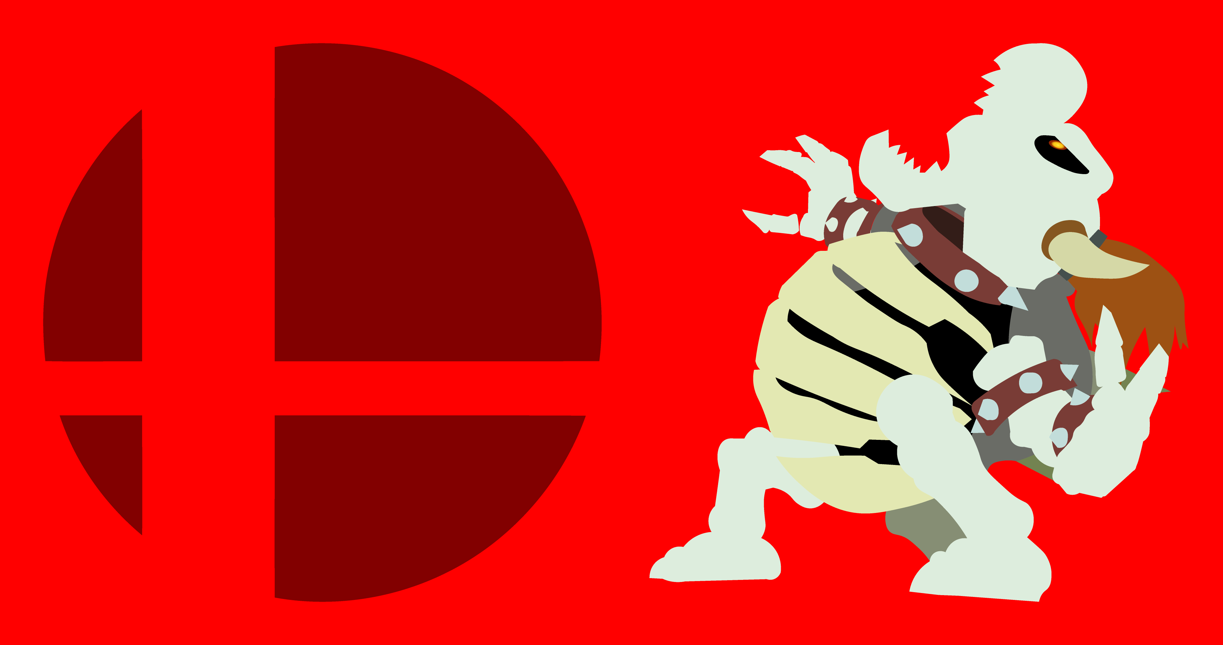 Logo Super Smash Bros e Bowser, 4096x2160 4K Ultra HD, Monitor 4K