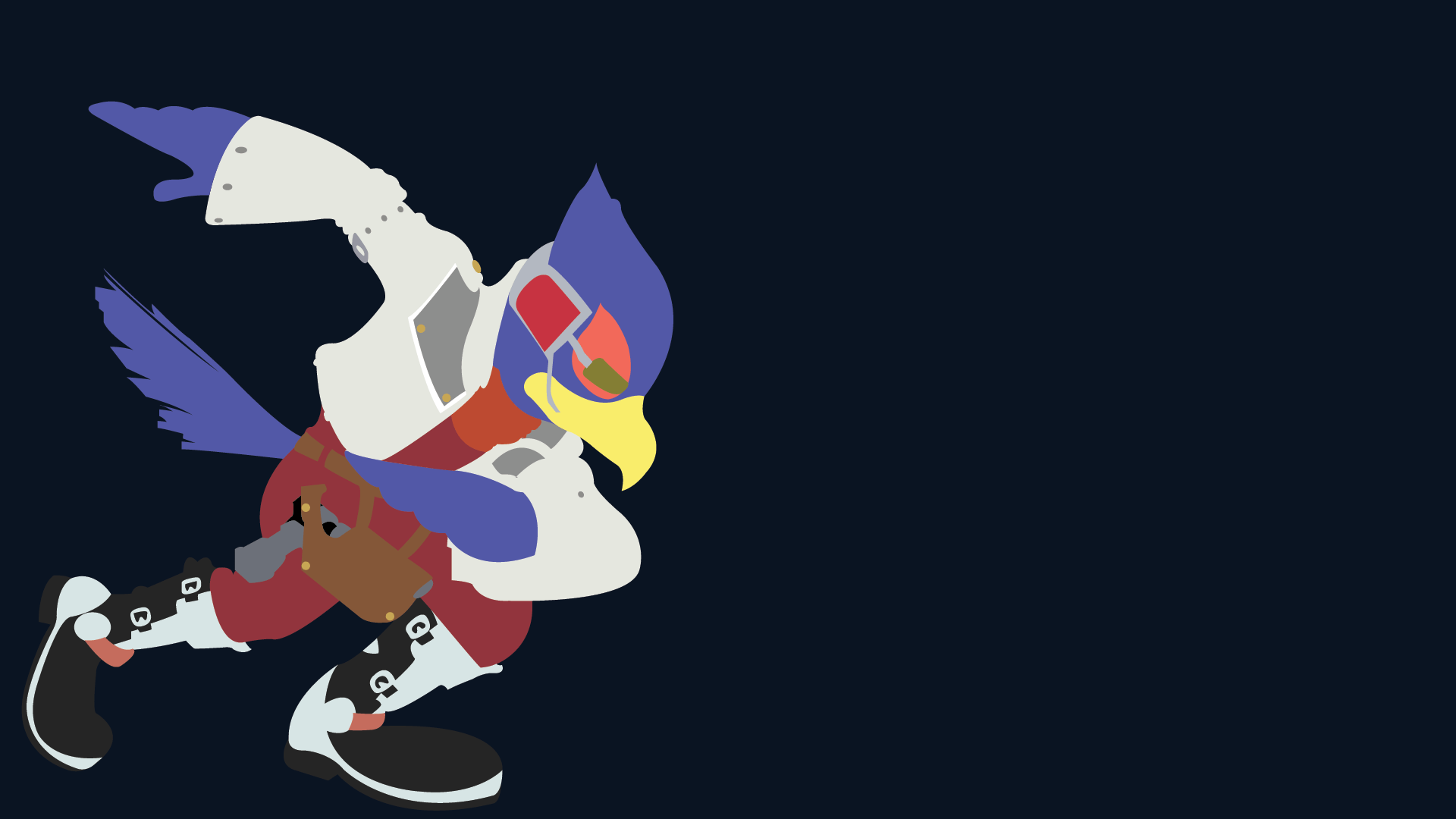 Falco Super Smash Bros minimalista, 1920x1080 Full HD 1080p, Desktop