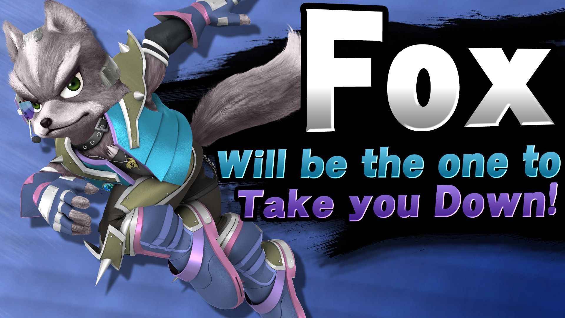 Fox McCloud Super Smash Bros, 1920x1080 1080p, PC