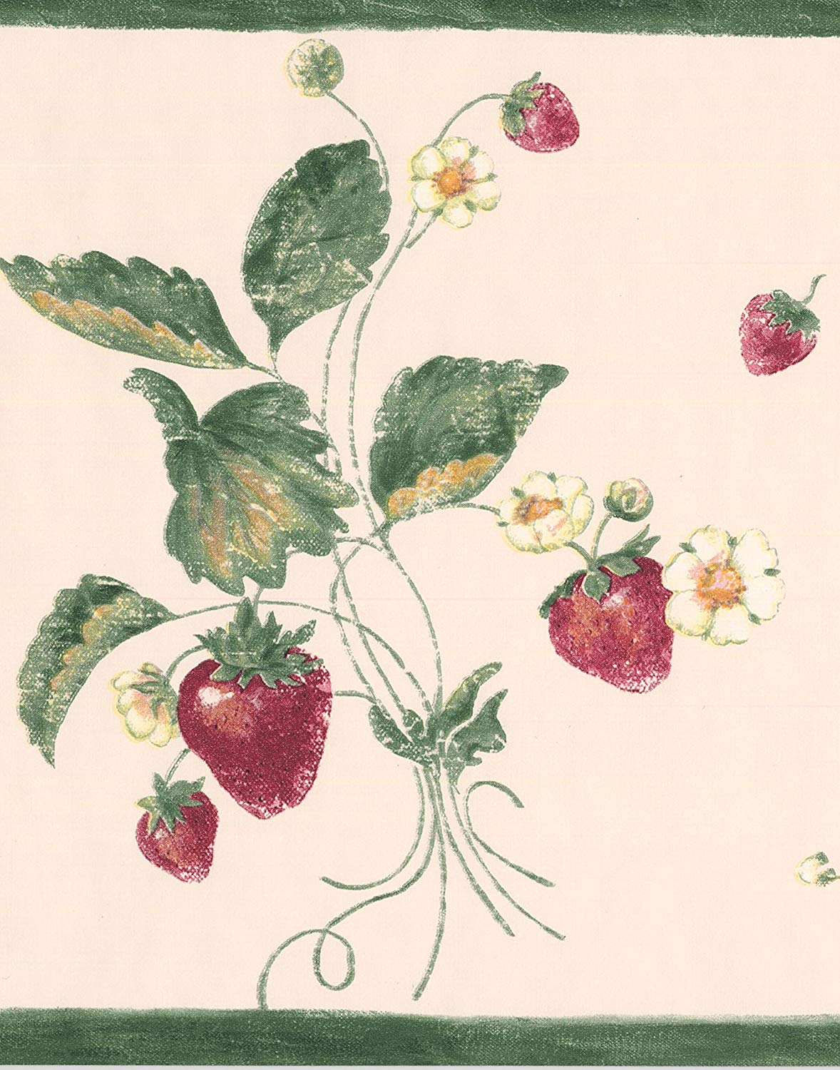 Fragole rosse e fiori bianchi, 1178x1500 Verticale, Mobile