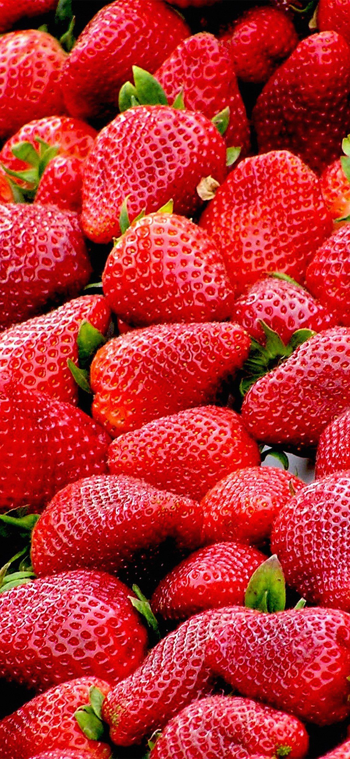 fragole rosse mature, 1125x2436 Verticale, Telefono