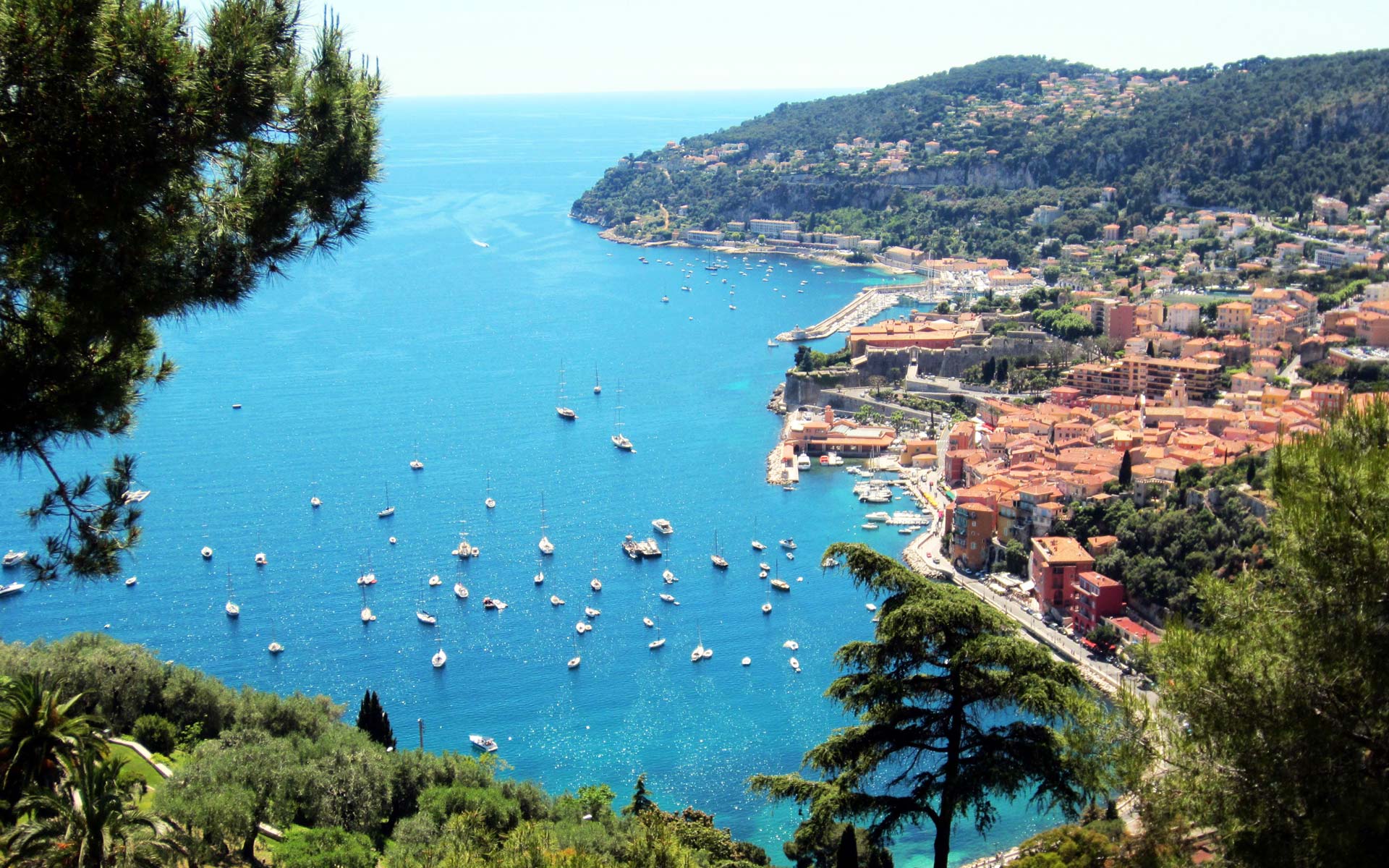 Baia di Nizza costa francese, 1920x1200 WUXGA, Desktop
