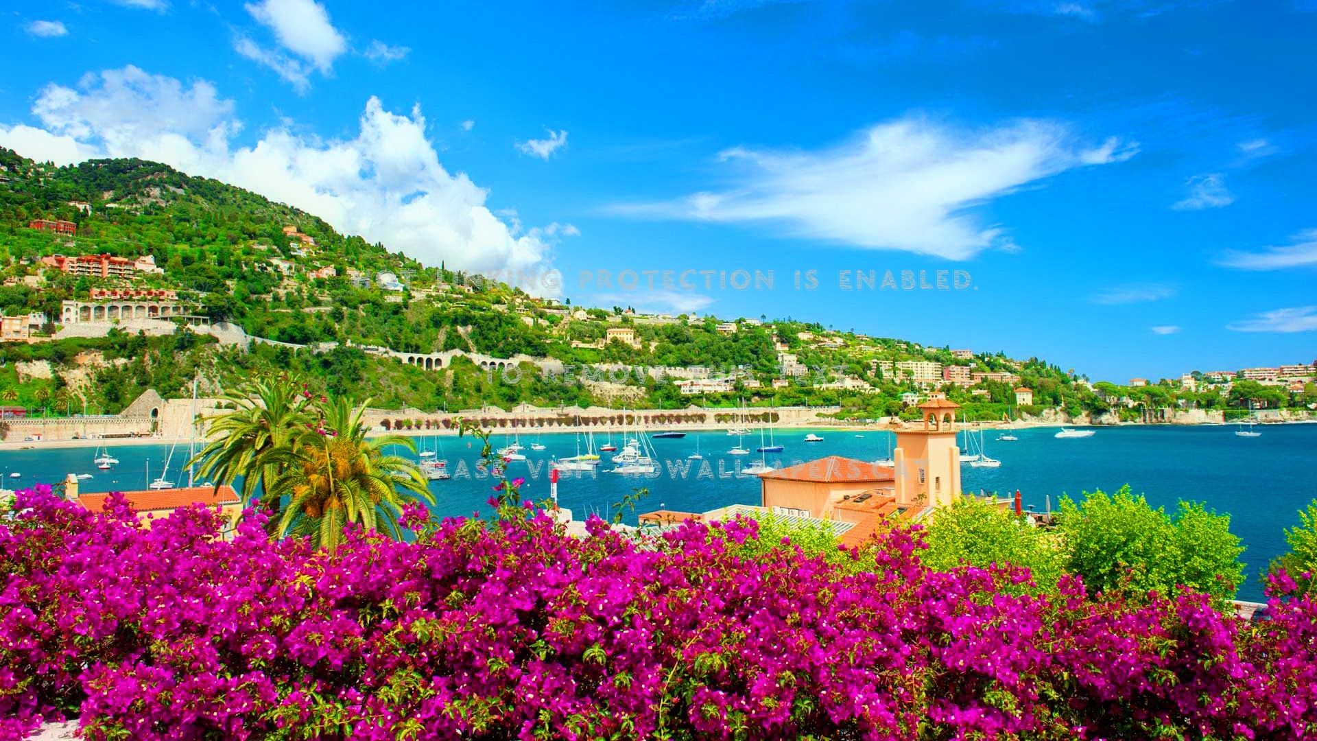 Costa Azzurra, Villefranche-sur-Mer, Francia, 1920x1080 Full HD, PC