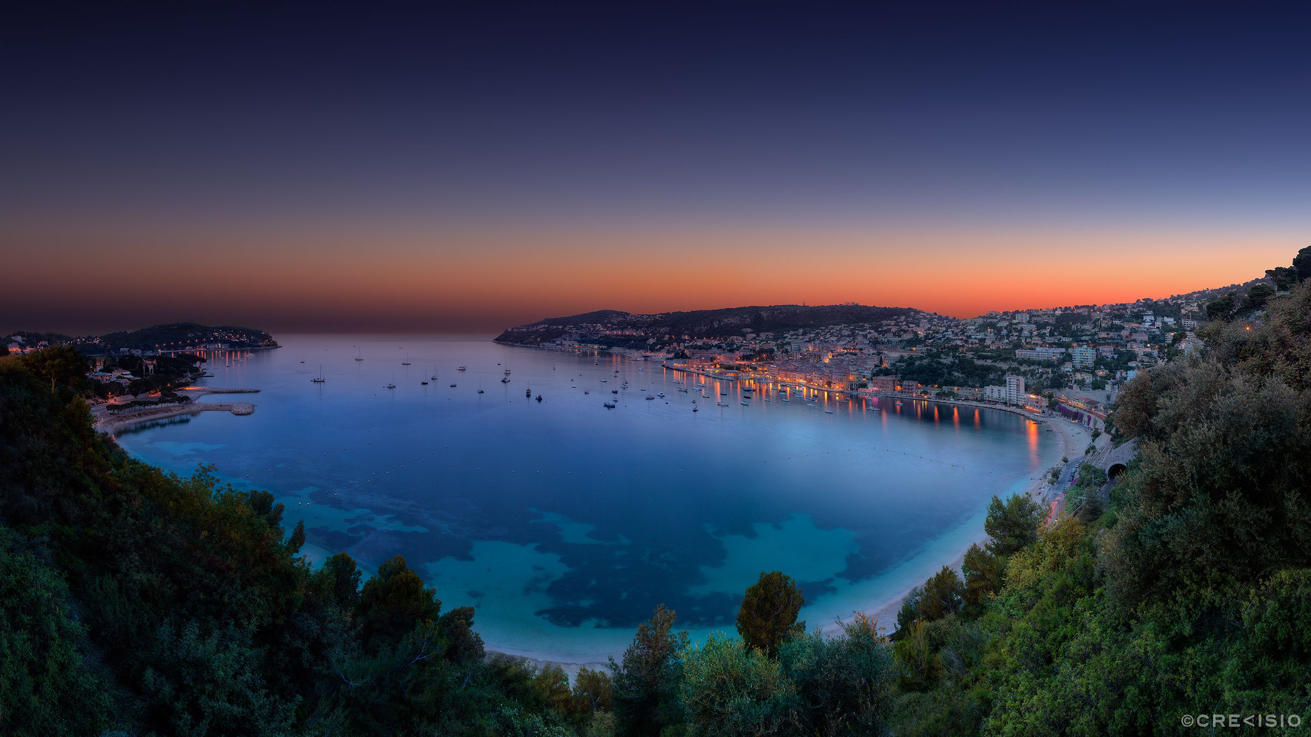 Costa Azzurra al tramonto, 2560x1440 1440p, Monitor Gaming