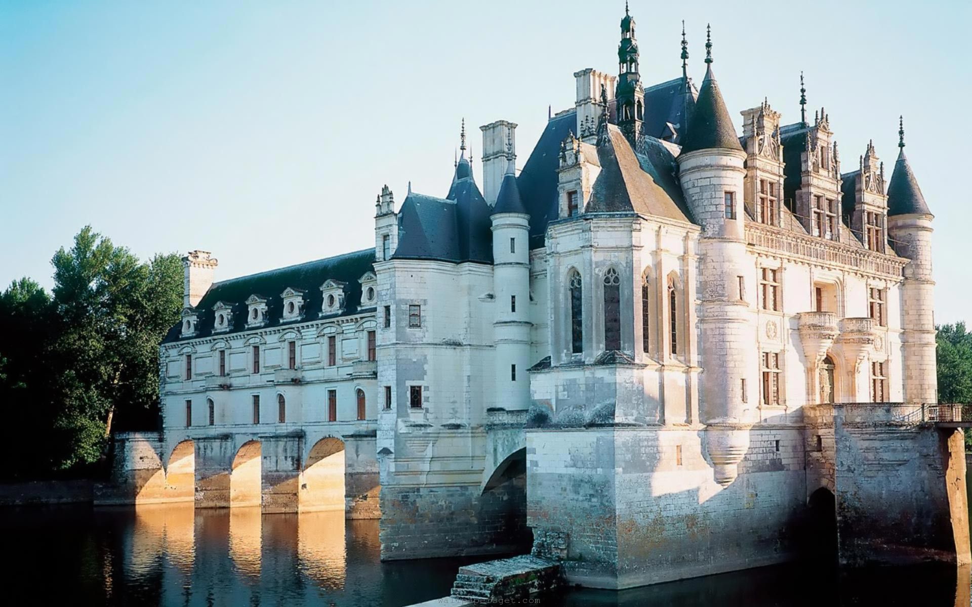 Castello di Chenonceau, Francia, 1920x1200 Full HD+, Laptop