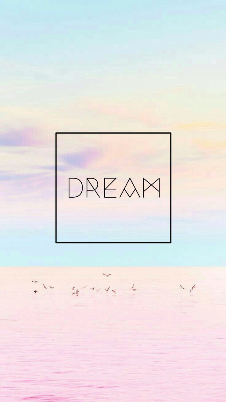 Scritta Dream cielo pastello, 736x1308 Verticale, OnePlus